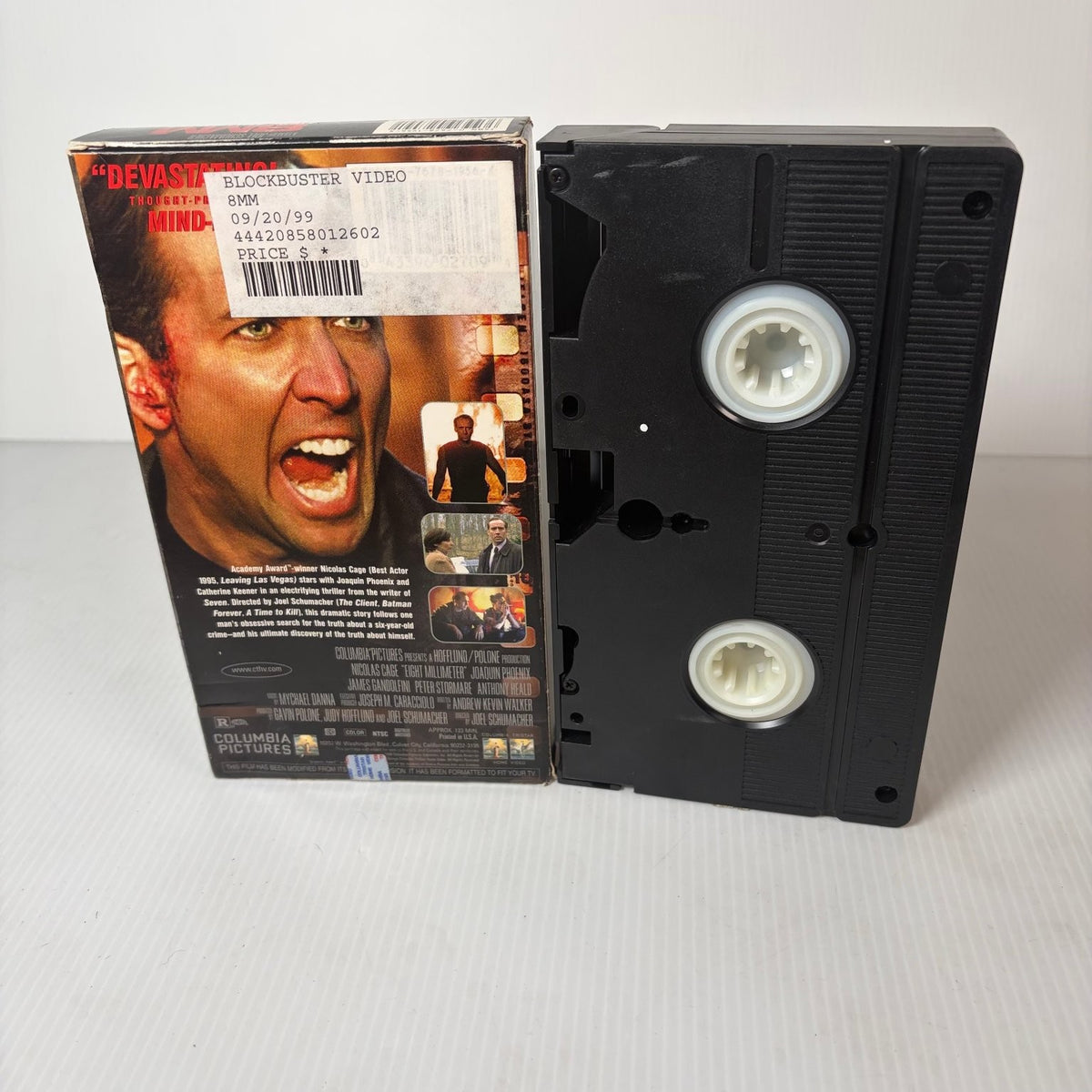 8MM Eight Millimeter VHS 1999 Thriller Columbia TriStar Home Video