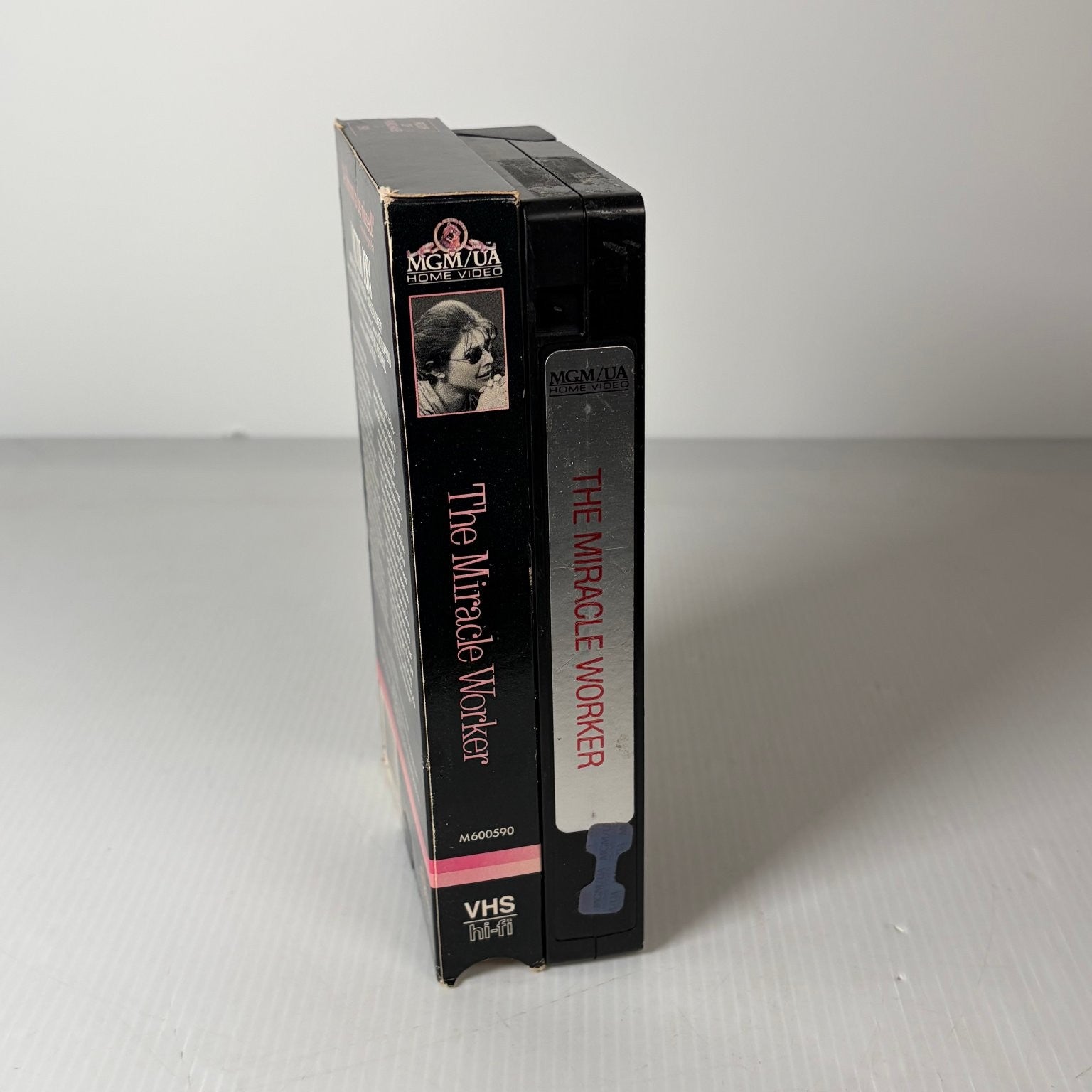 The Miracle Worker VHS 1962 Drama Anne Bancroft Patty Duke MGM/UA Home Video