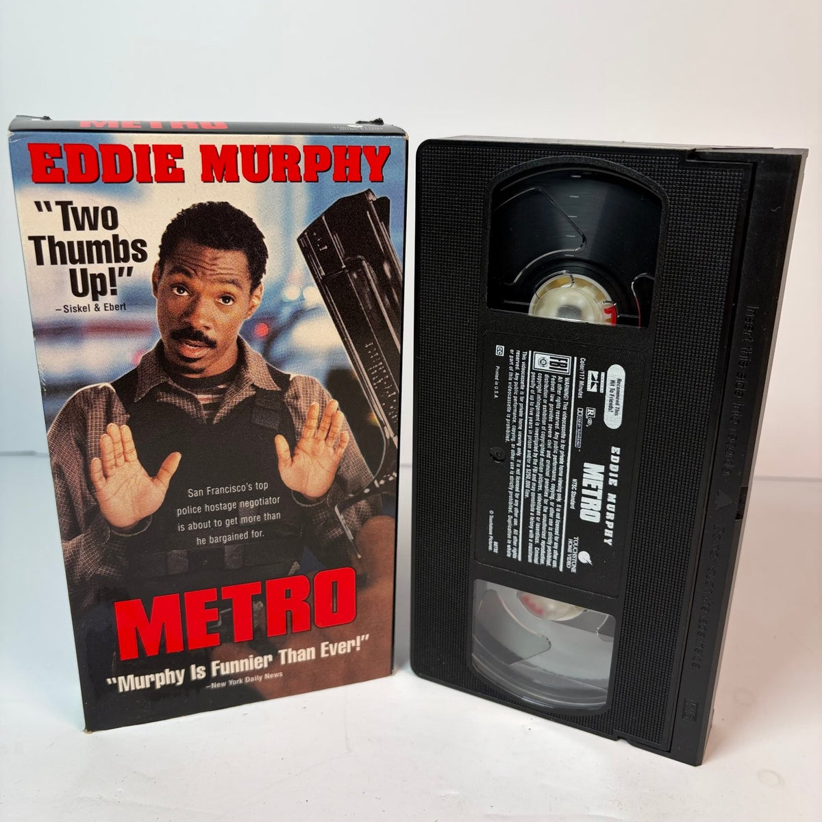METRO VHS 1997 Action Comedy Eddie Murphy Michael Rapaport Touchstone