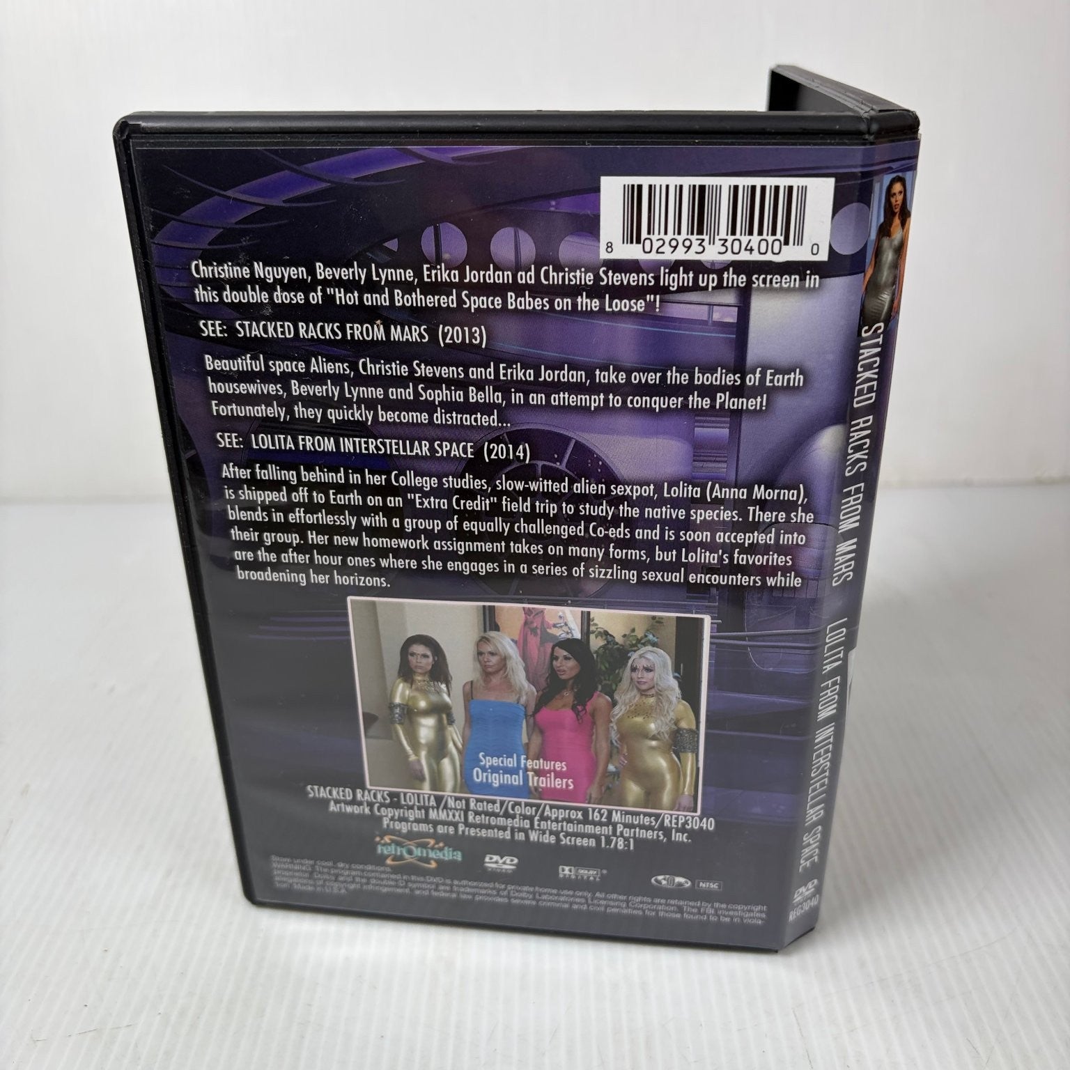 Stacked Racks From Mars / Lolita From Interstellar Space DVD Sci-Fi Rare OOP