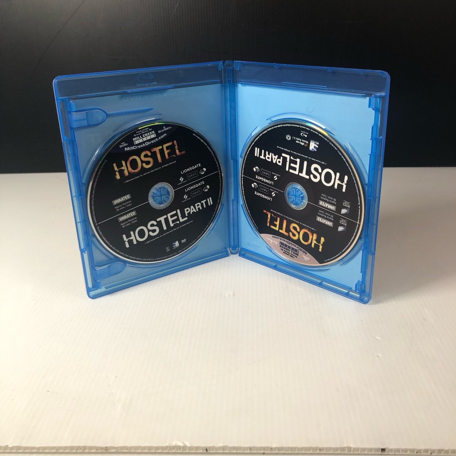 Hostel / Hostel Part II Blu-ray + DVD 2011 Double Feature Eli Roth Tarantino
