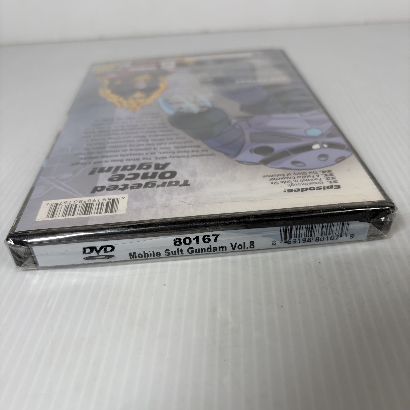 Mobile Suit Gundam Vol. 8 DVD The Battle of Solomon Anime NEW Sealed