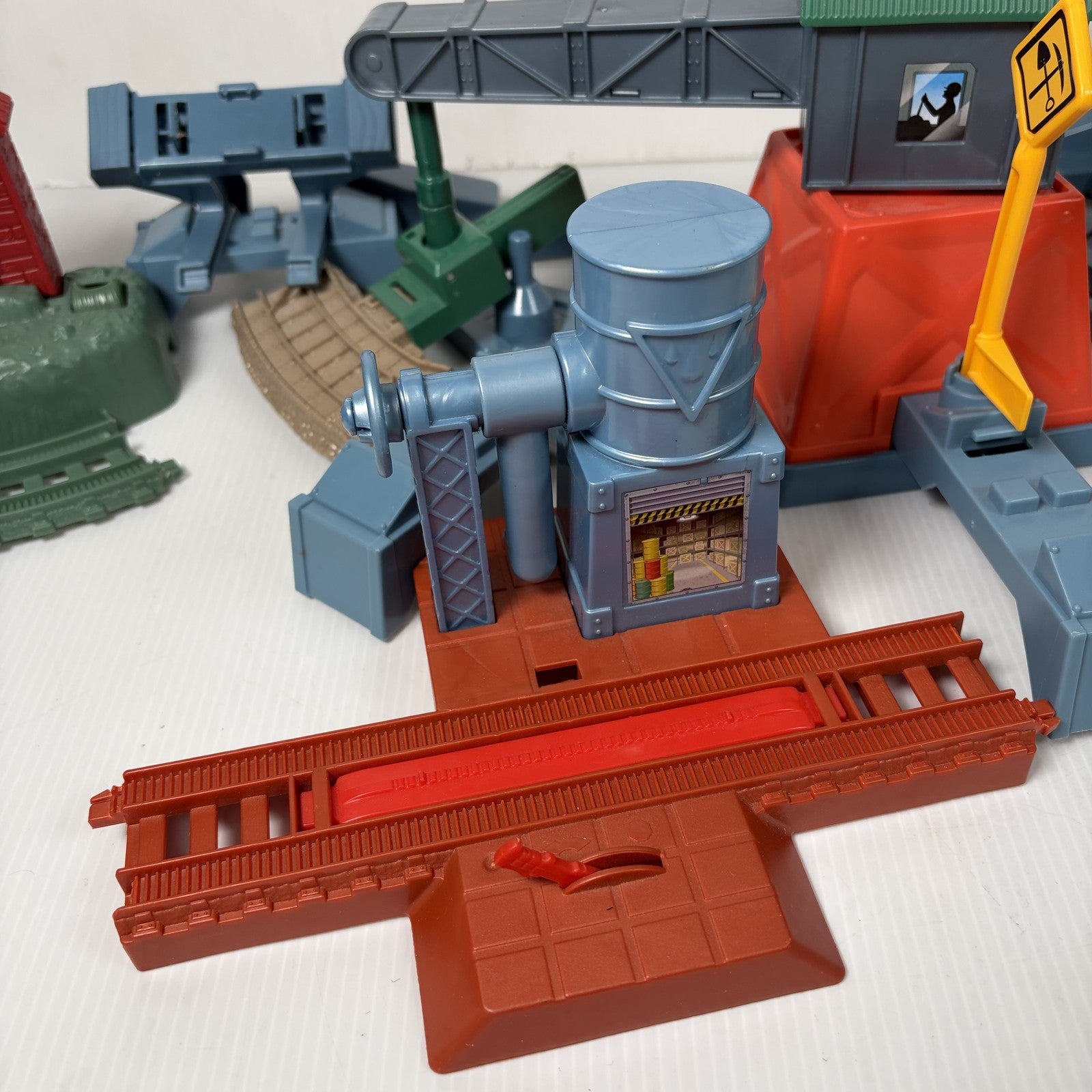 Thomas & Friends TrackMaster Train Set Lot Thomas, Diesel, Track & Buildings