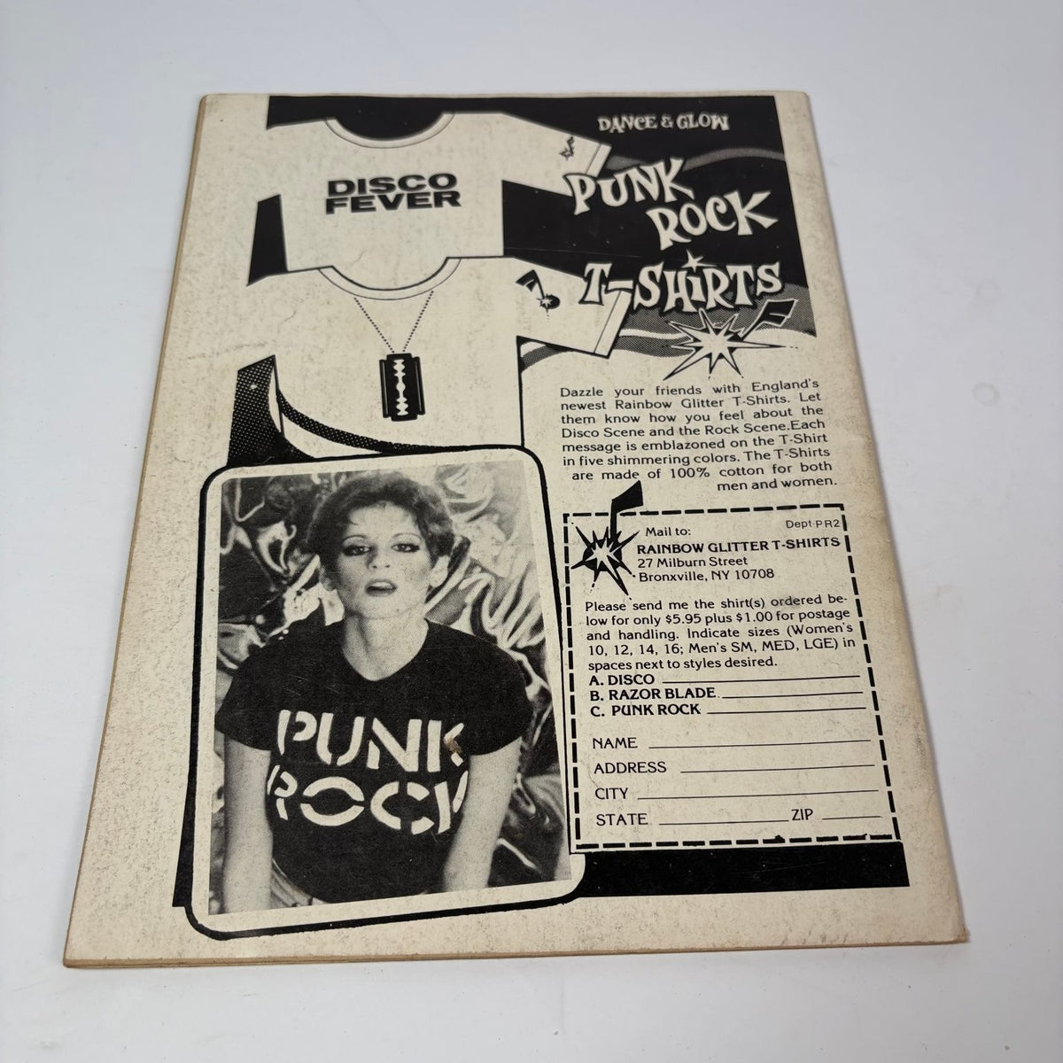 Punk Rock Magazine February 1978 Debbie Harry Blondie Posters Music RARE