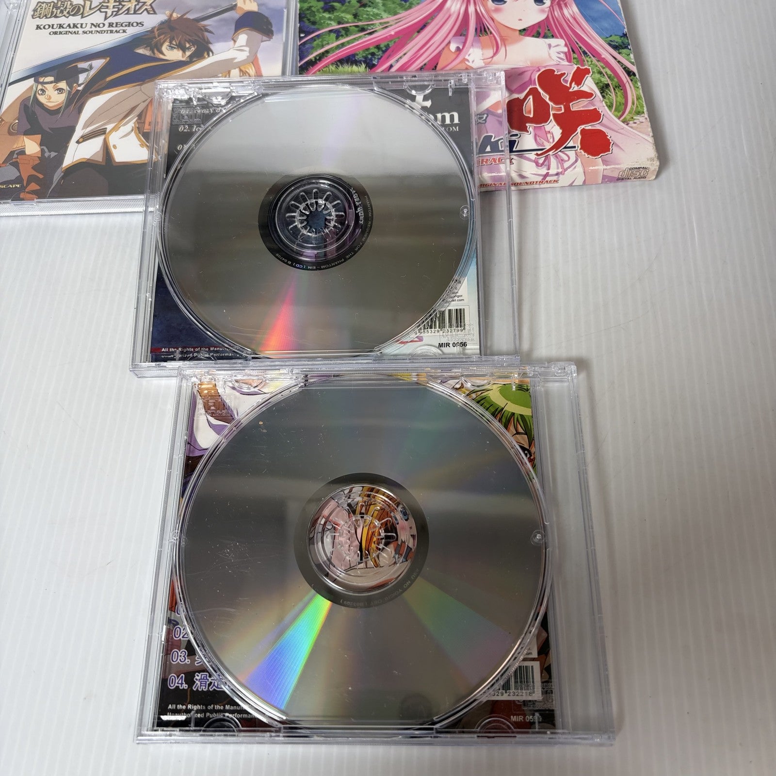 Anime CD Soundtrack Lot of 4: Saki, Asu no Yoichi, Phantom, Koukaku no Regios