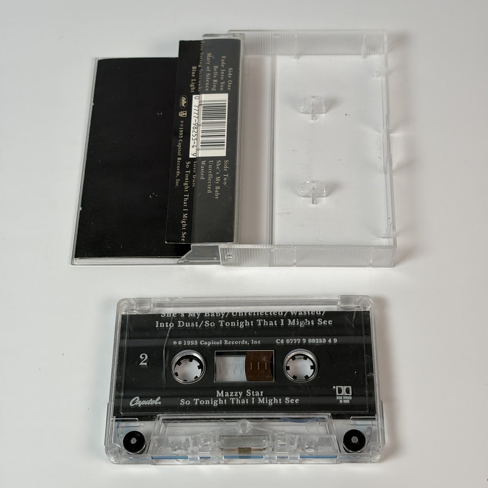 Mazzy Star - So Tonight That I Might See Cassette Tape Capitol Records 1993 VG