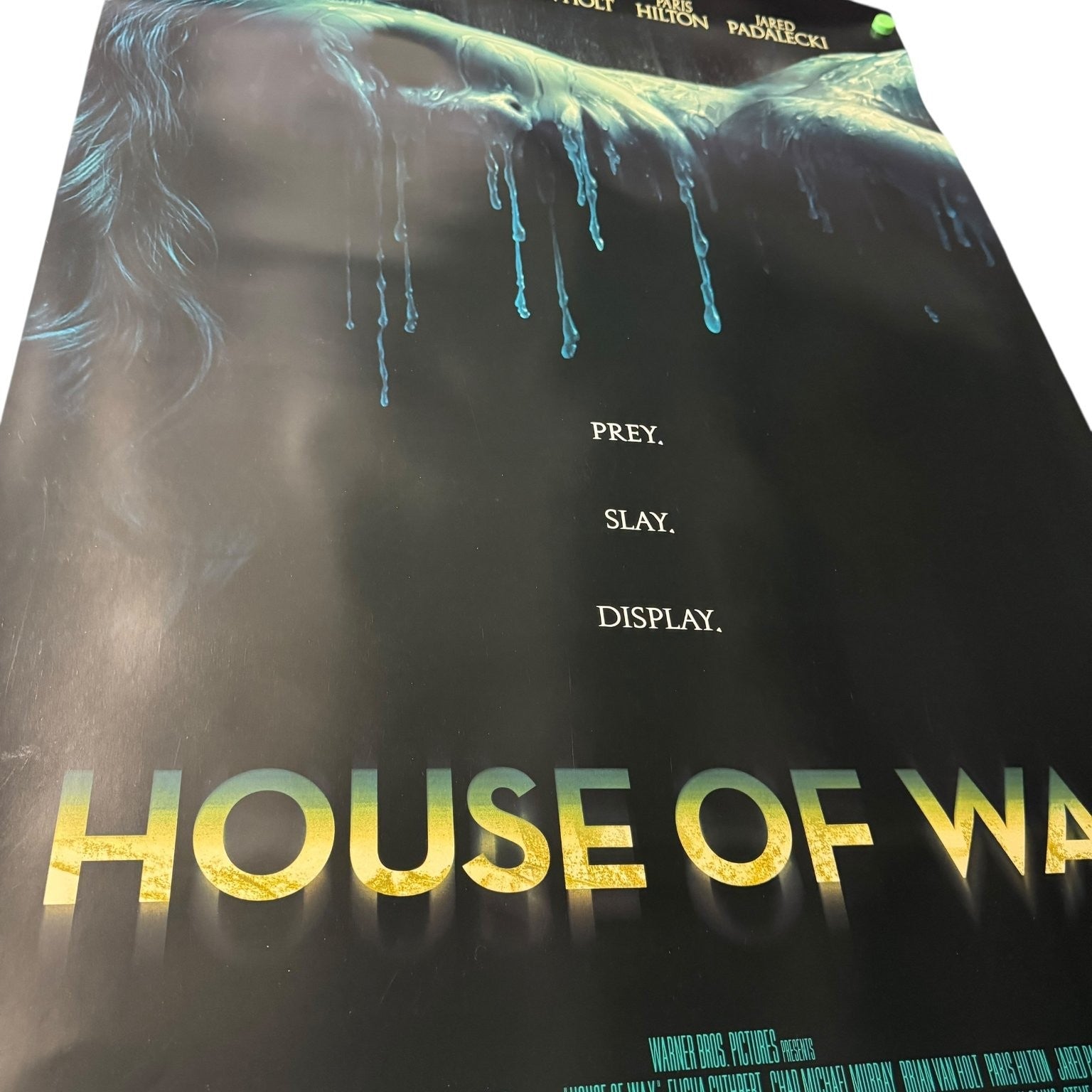 House of Wax 2005 Double Sided One-Sheet Movie Poster Warner Bros. Horror