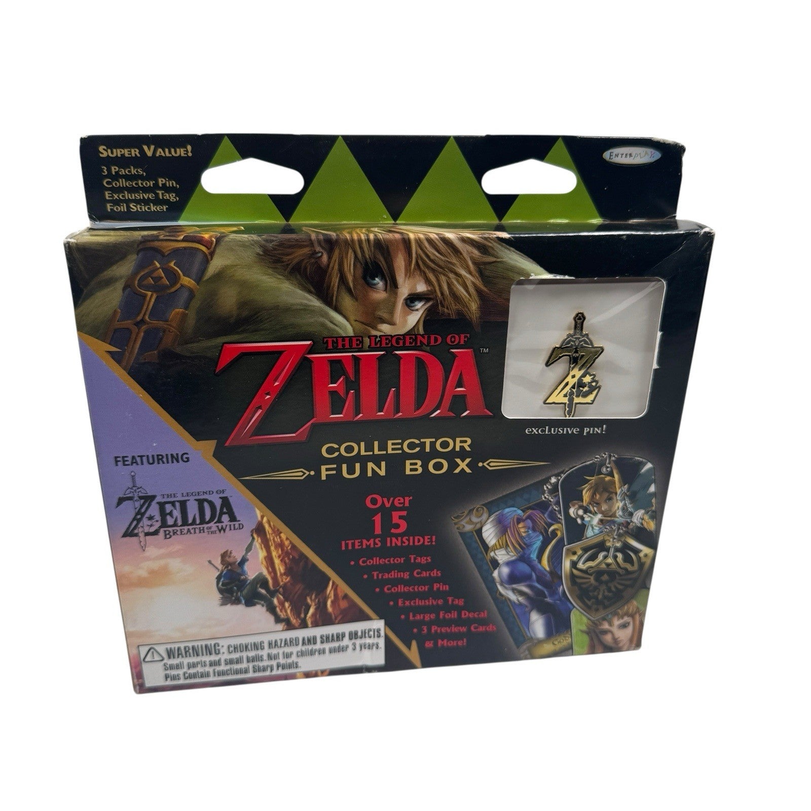 The Legend of Zelda COLLECTOR FUN BOX With Exclusive Pin New (Z Pin)