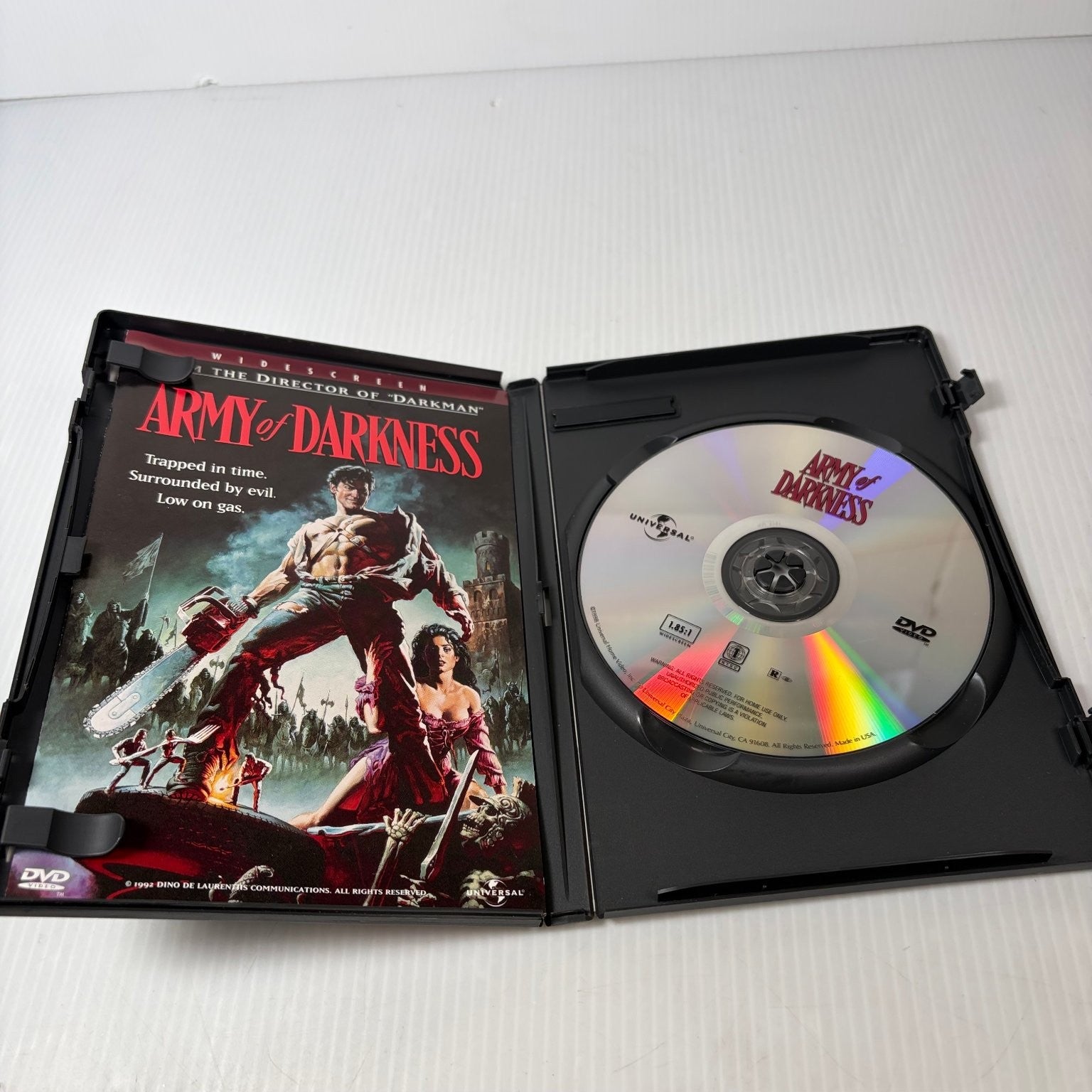 Army of Darkness DVD 1992 Widescreen Bruce Campbell Sam Raimi Horror Fantasy