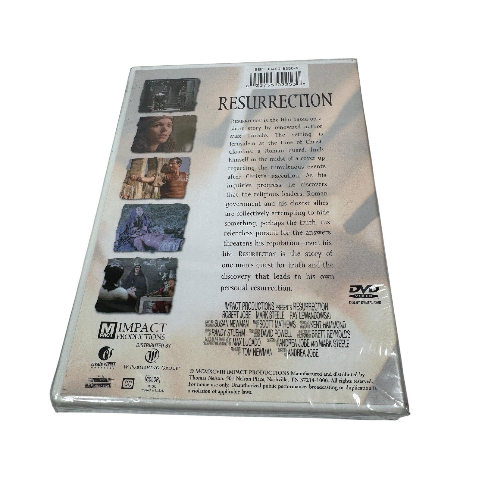 Resurrection (DVD, 2004) Max Lucado Jesus Christ Impact 1999 NEW SEALED