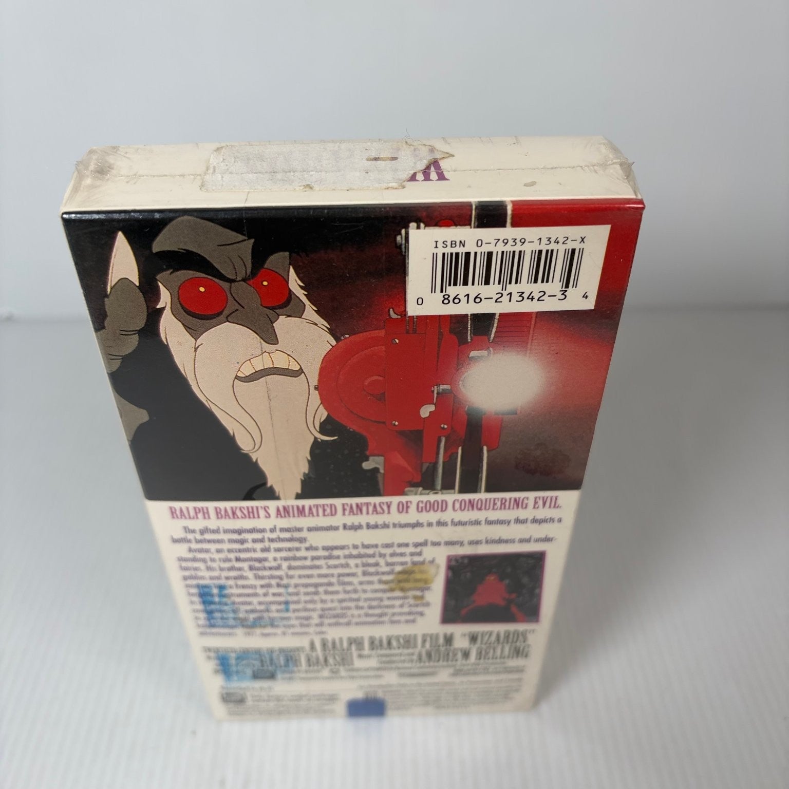 Wizards VHS 1977 Ralph Bakshi Animated Fantasy Sci-Fi Fox Video Sealed