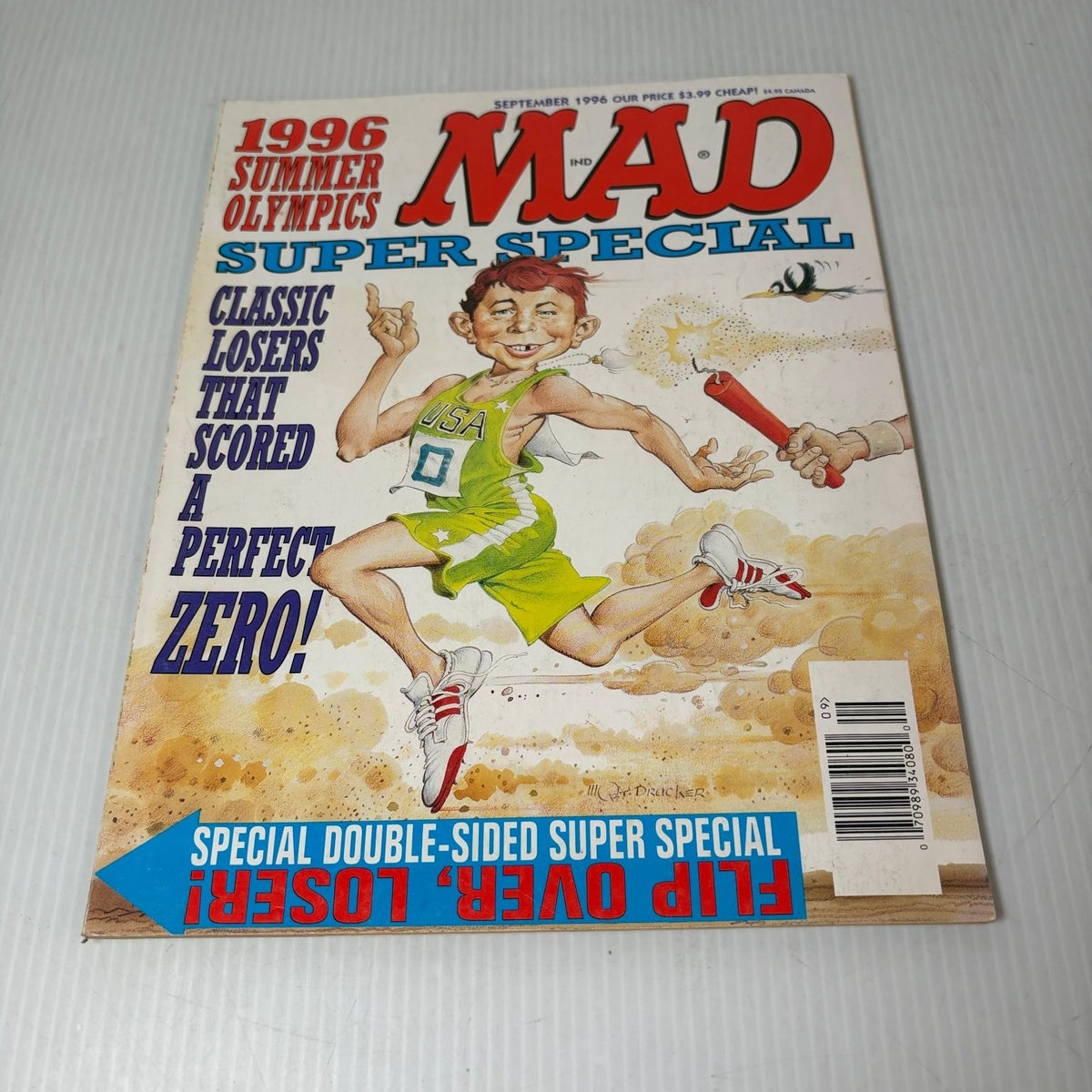 MAD Magazine September 1996 Super Special Olympics Flip Cover Humor Satire