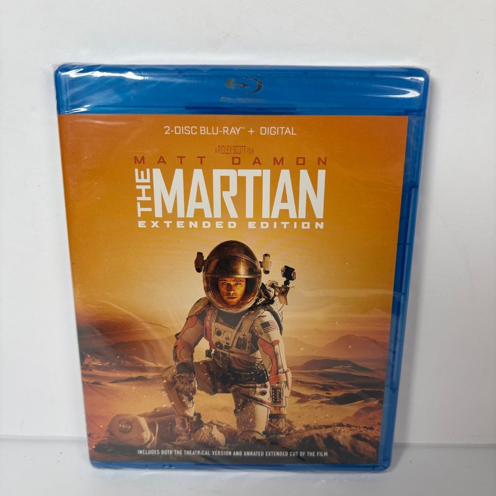 The Martian Extended Edition Blu-ray 2-Disc + Digital Matt Damon Ridley Scott