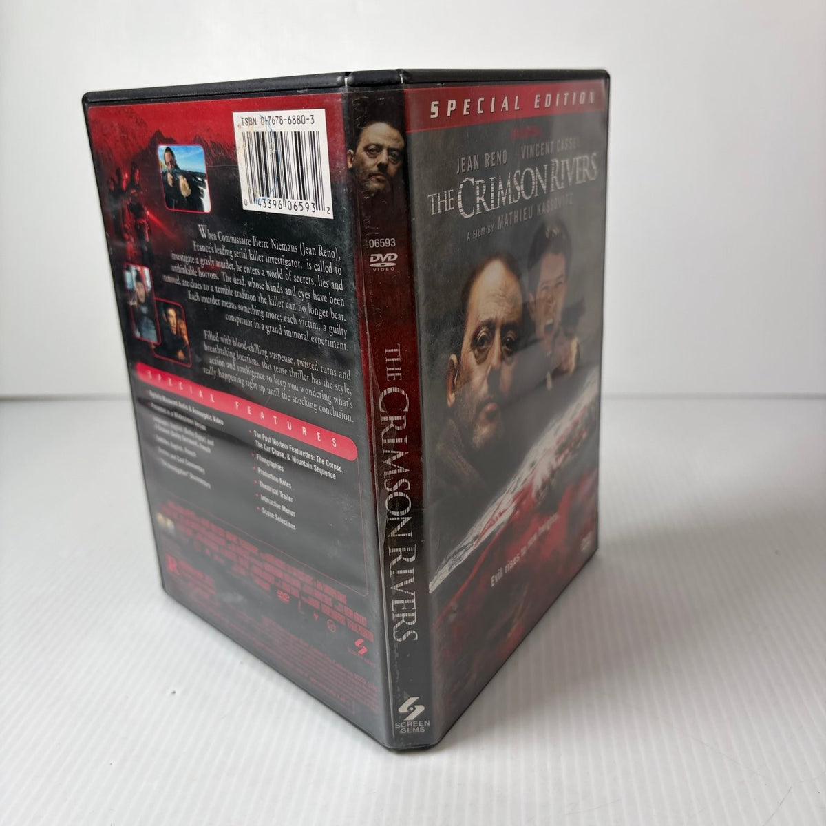 The Crimson Rivers DVD 2000 Special Edition Jean Reno Vincent Cassel Thriller