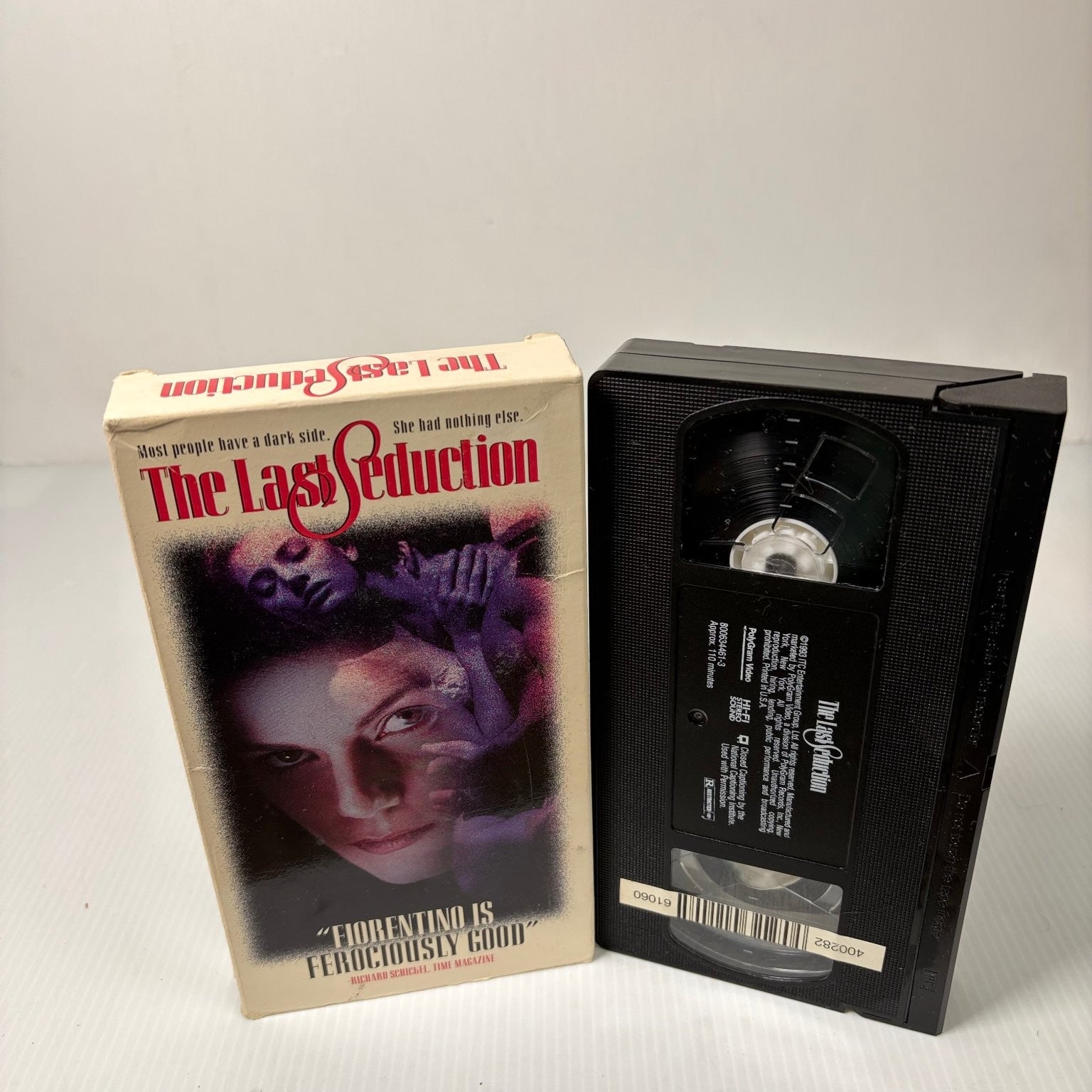 The Last Seduction VHS 1995 Neo-Noir Thriller Linda Fiorentino PolyGram