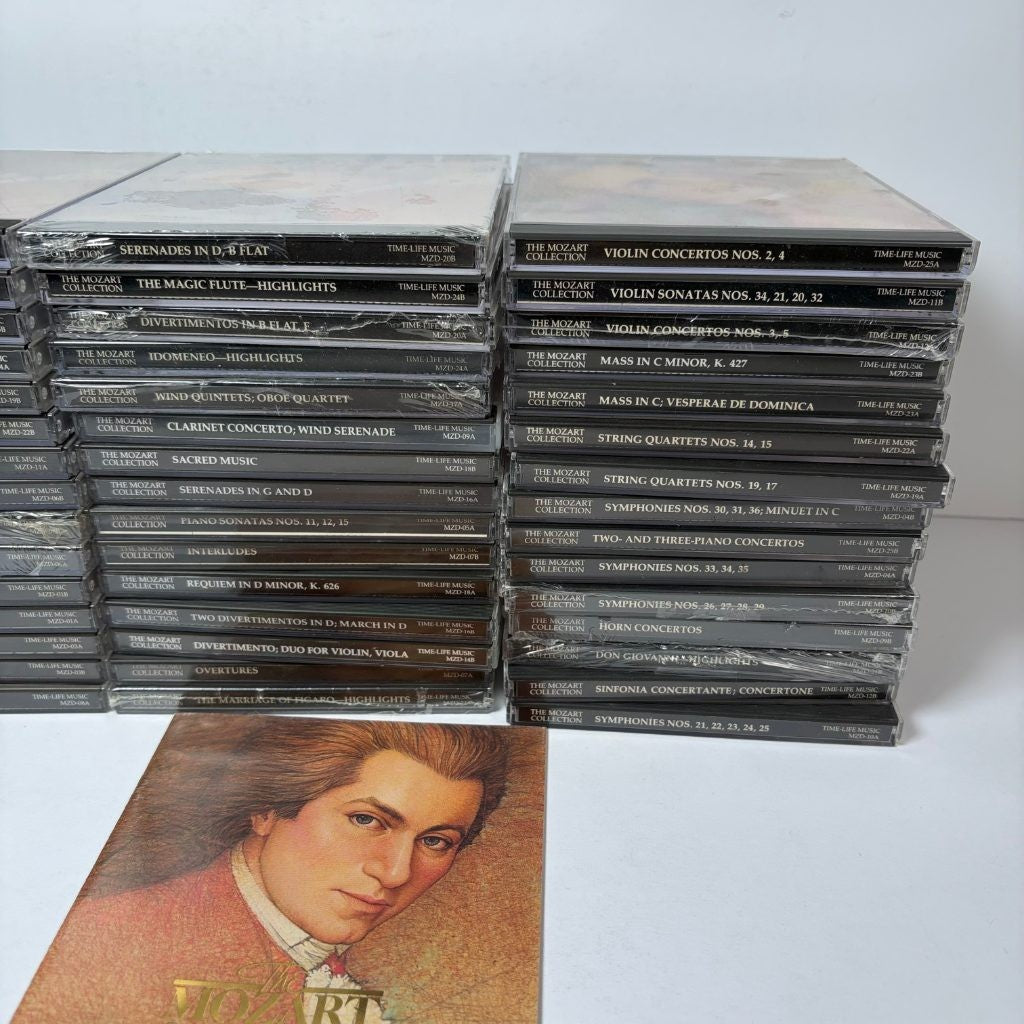 The Mozart Collection Time-Life Music 45 CD Lot with 1st Index Booklet