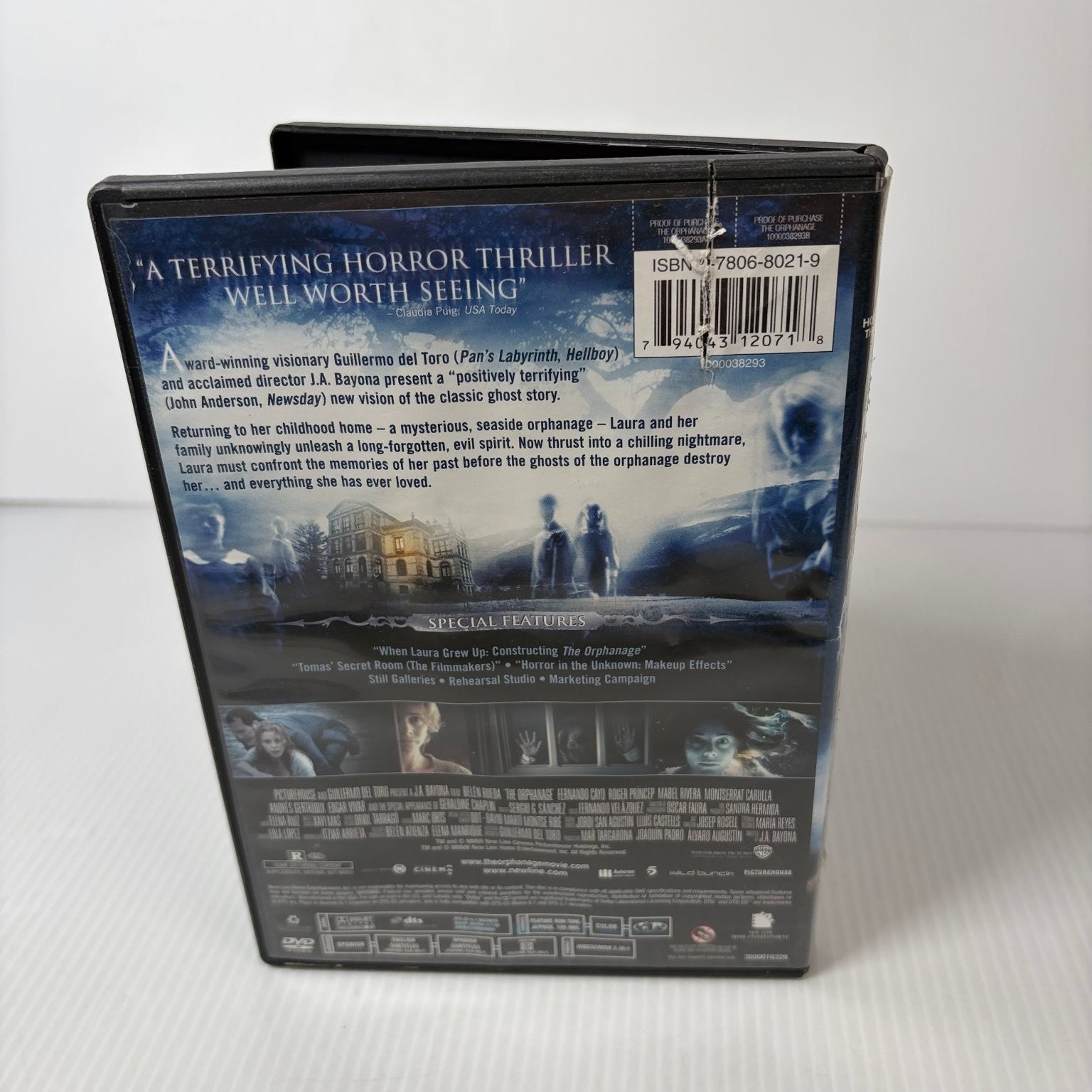 The Orphanage DVD 2007 Guillermo del Toro Belén Rueda J.A. Bayona Horror
