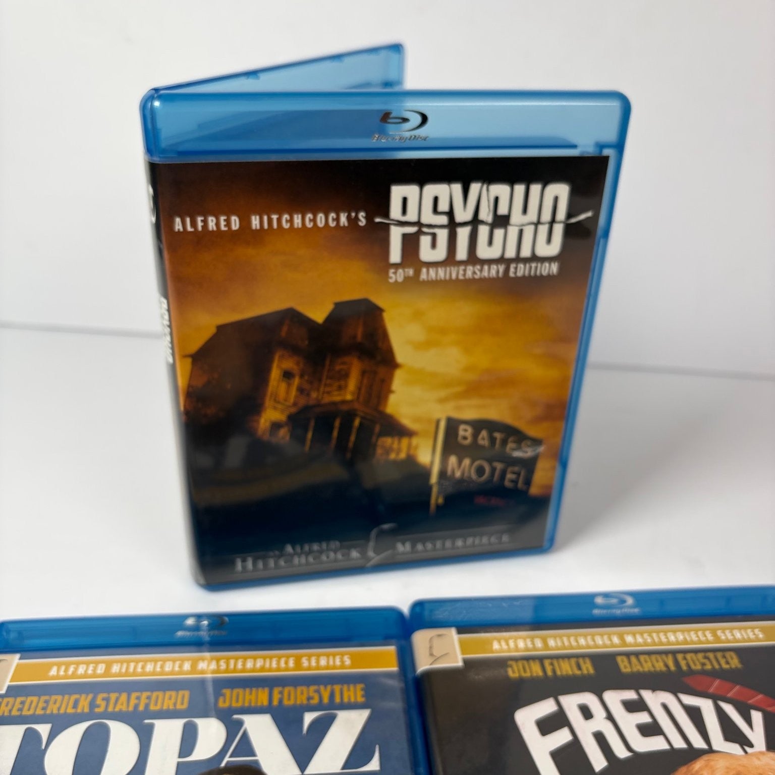 Alfred Hitchcock Masterpiece Blu-ray Lot: Psycho, Topaz, Frenzy