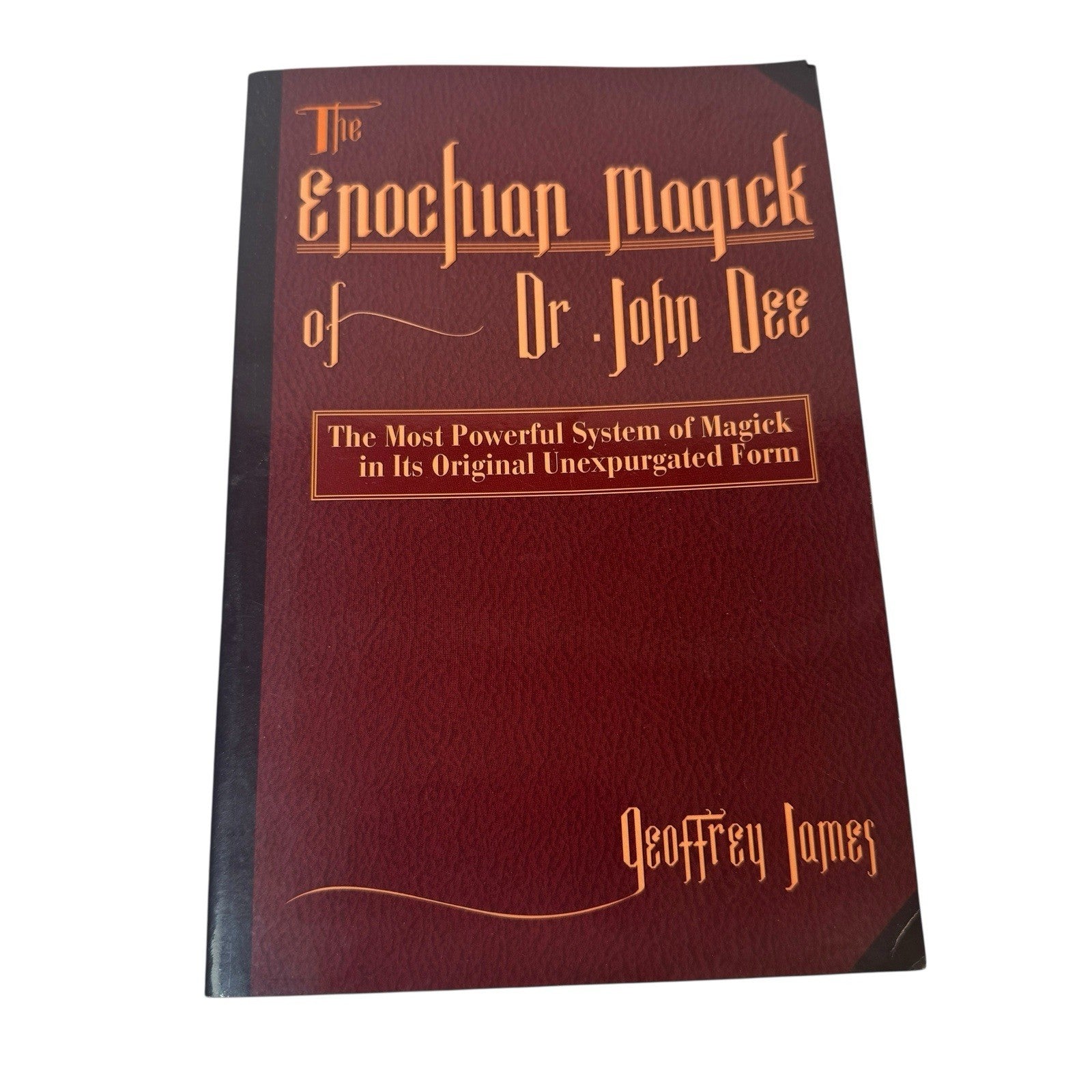 Enochian Magick of Dr. John Dee By Geoffrey James First Print First Edition VG+