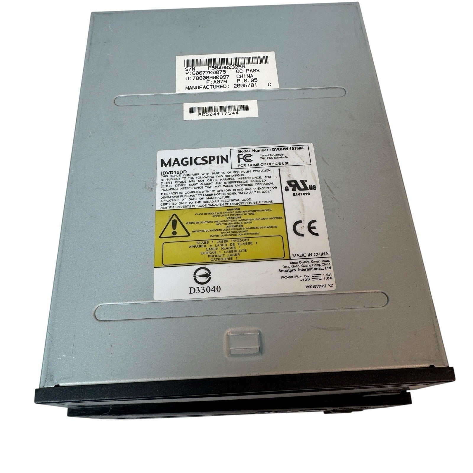 Lot of 3 DVD±RW Rewritable Drives MagicSpin, Sony NEC Optiarc, TEAC Untested