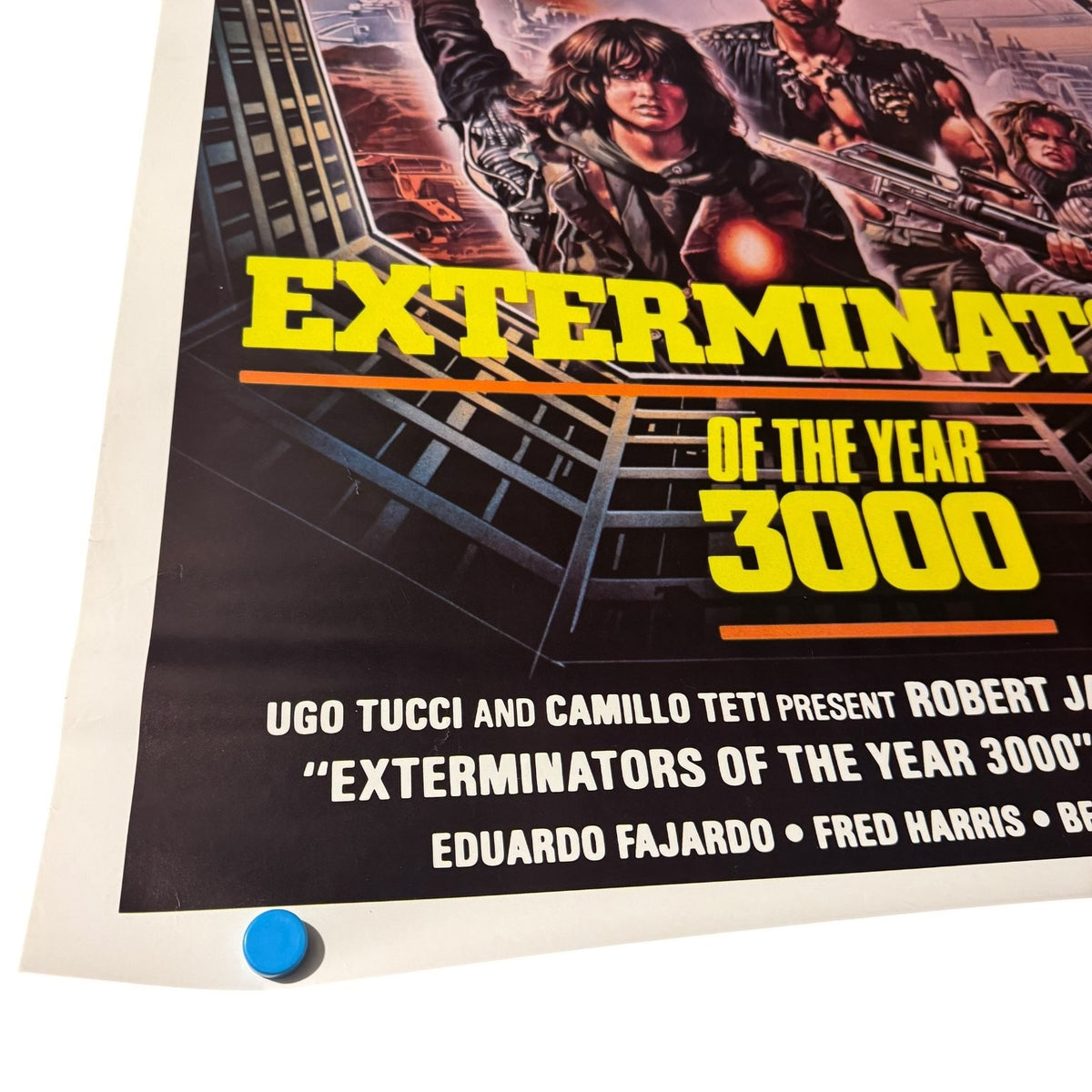 Exterminators of the Year 3000 1983 One-Sheet Movie Store Poster Sci-Fi Action