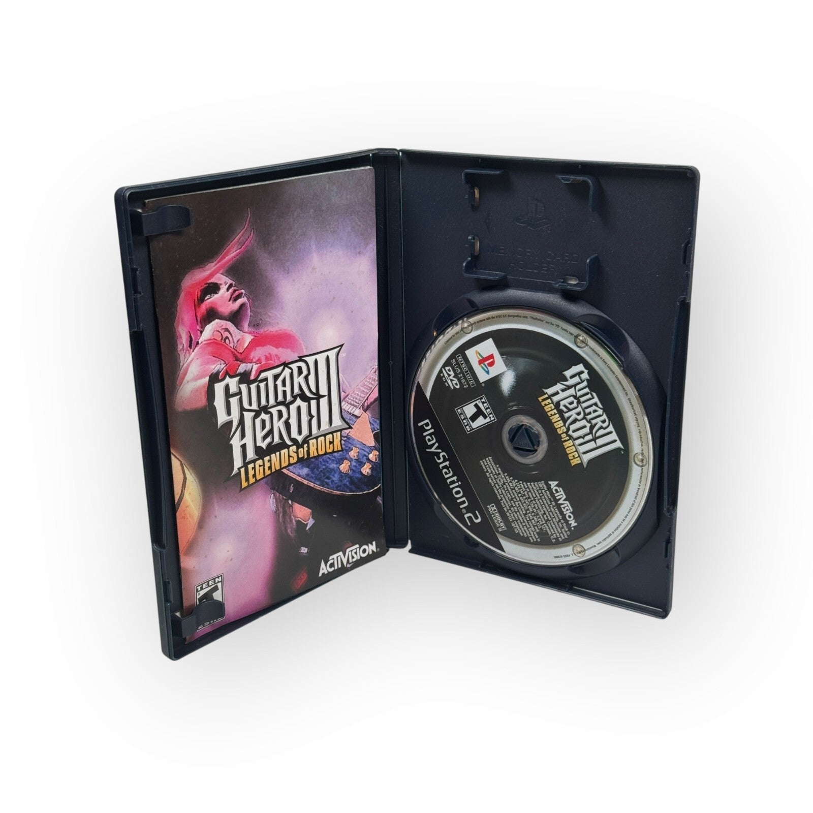 Guitar Hero III Legends of Rock (Playstation 2, 2008) Complete CIB with Manual