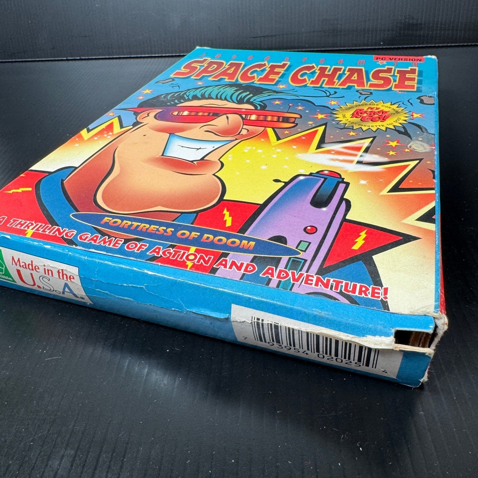 Space Chase Fortress of Doom PC Big Box 3.5" Floppy Retro Game 2D Platformer