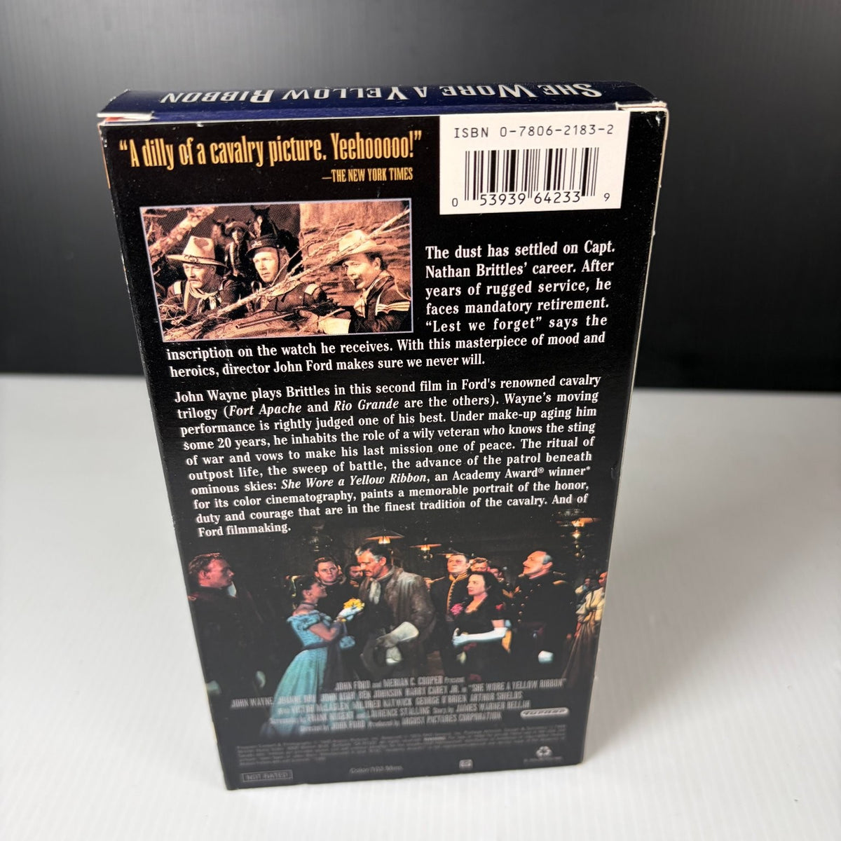 She Wore a Yellow Ribbon VHS 1949 Western Original Release Warner Bros.