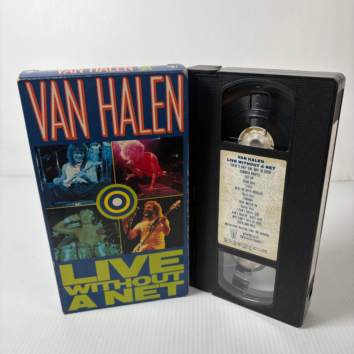 Van Halen Live Without A Net VHS 1986 Concert Rock Warner Bros. Heavy Metal