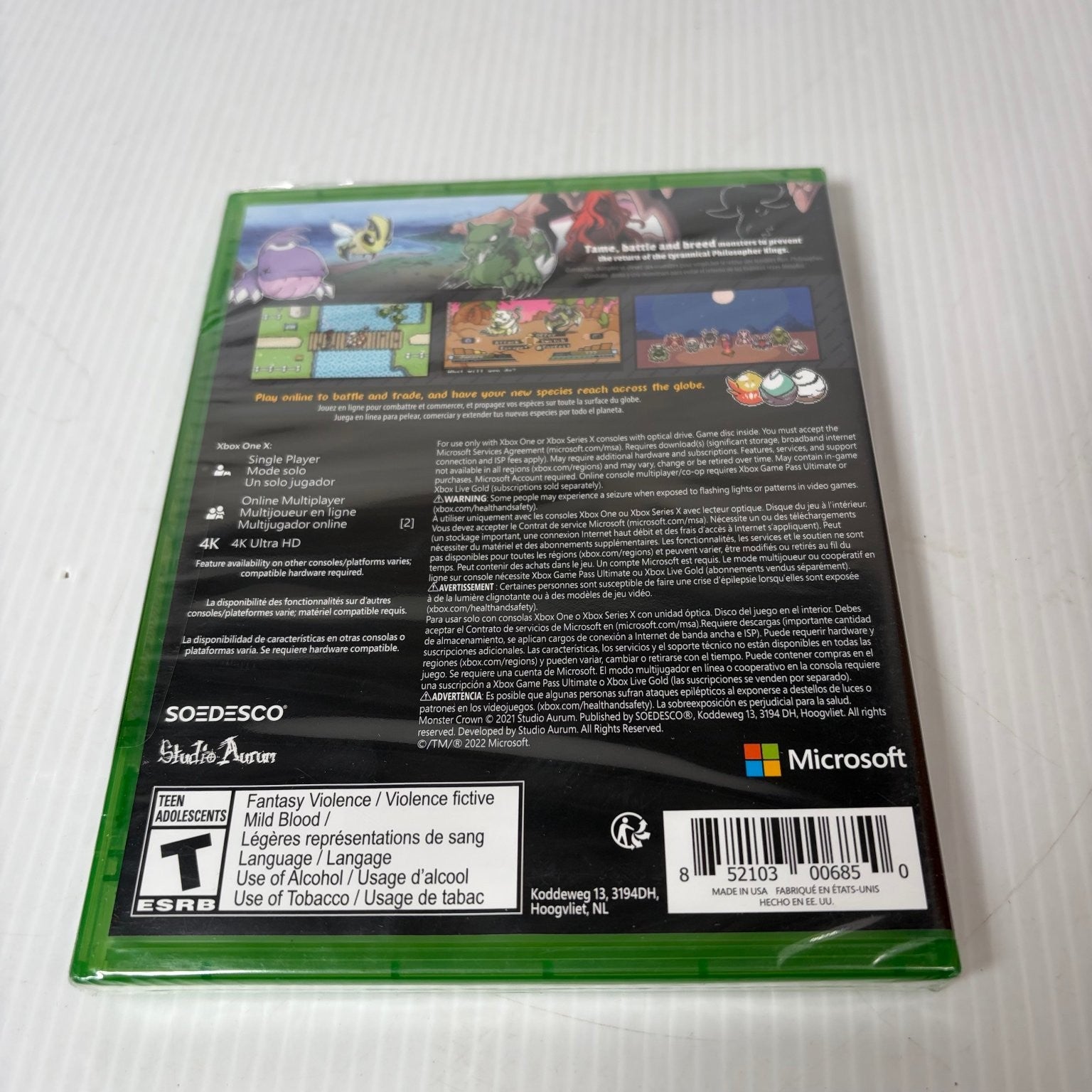 Monster Crown Xbox One Video Game RPG Monster Catching Multiplayer 4K