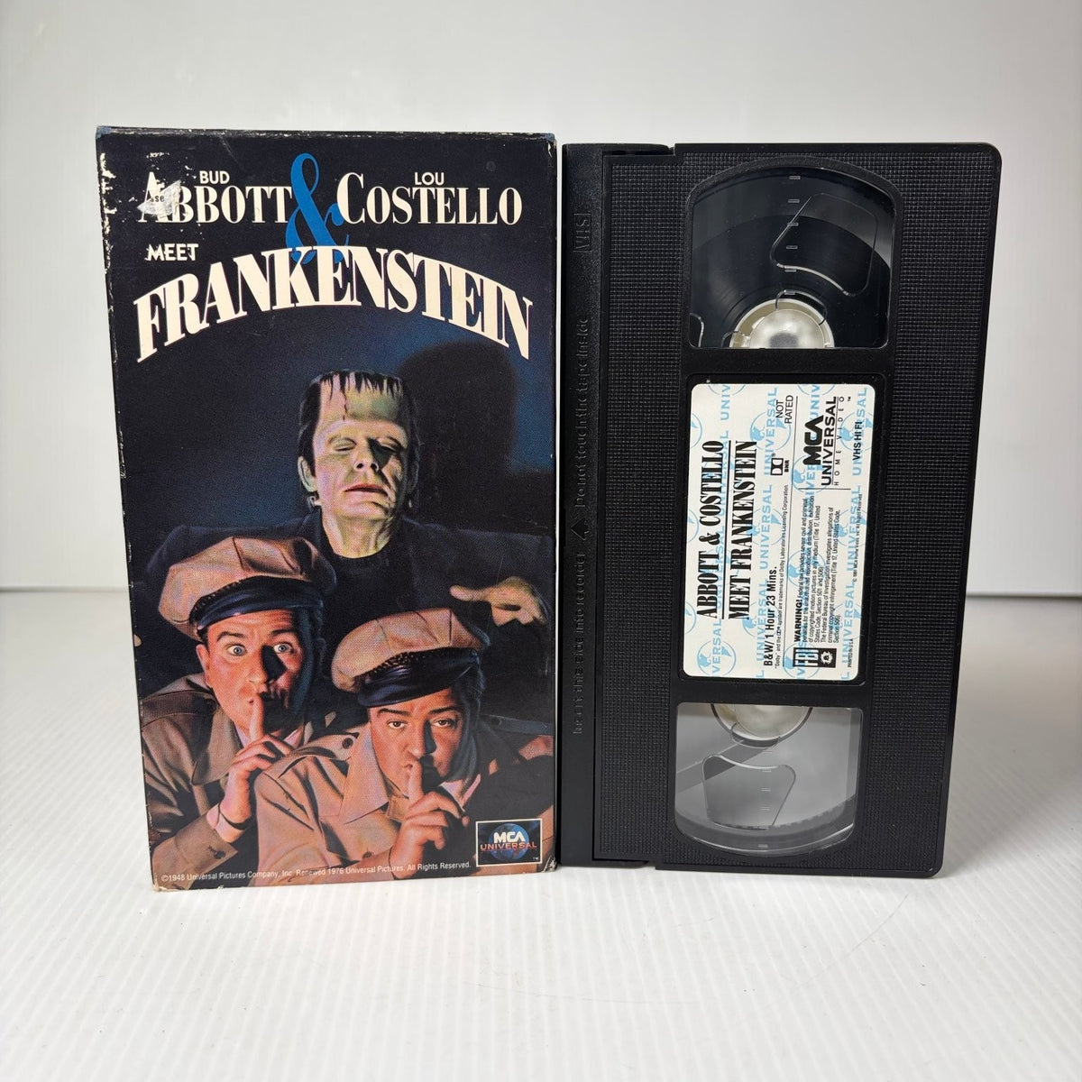 Abbott & Costello Meet Frankenstein VHS 1948 Horror Comedy Universal