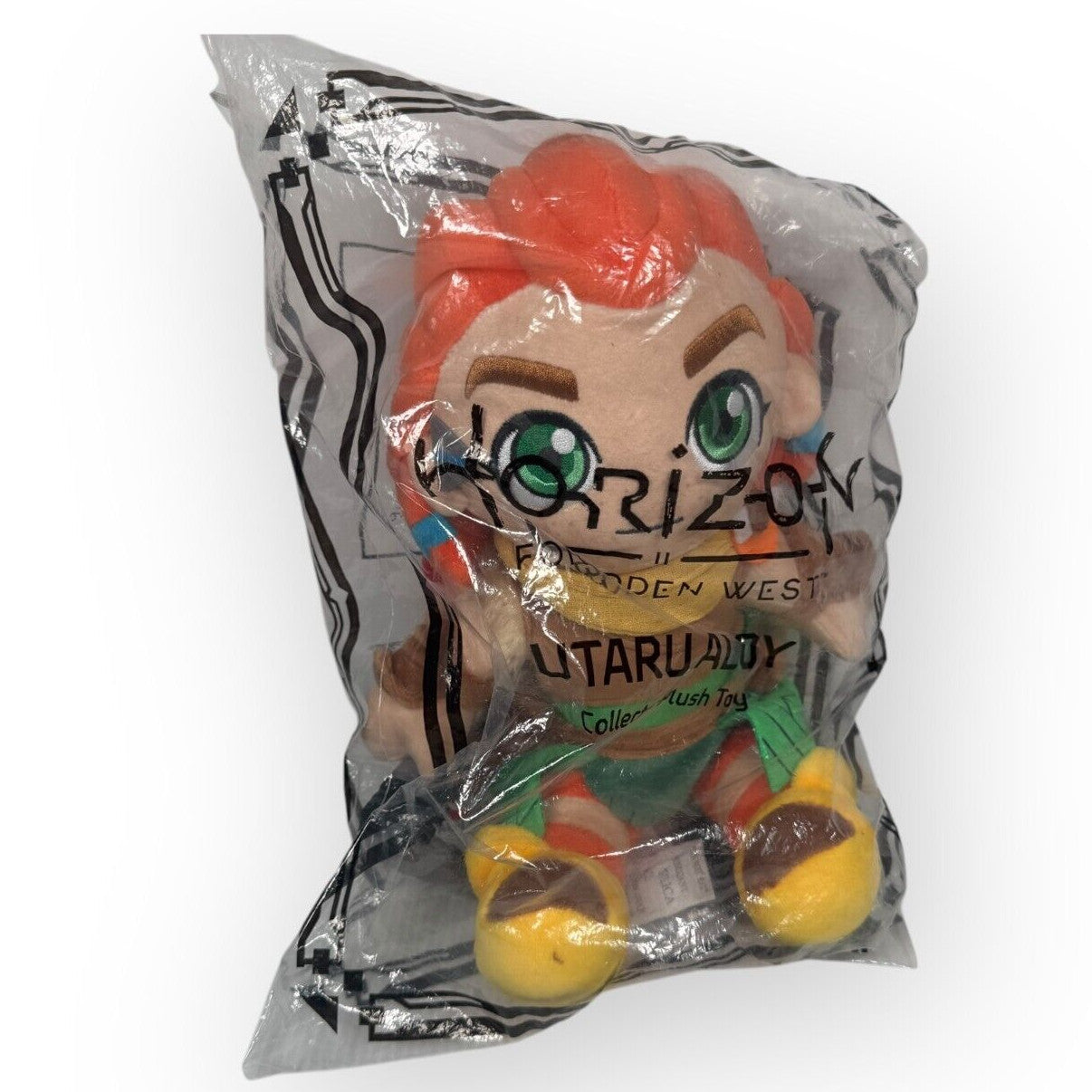 Horizon Forbidden West Utaru Aloy Plush Figure with Magnetic Spear 8" Official