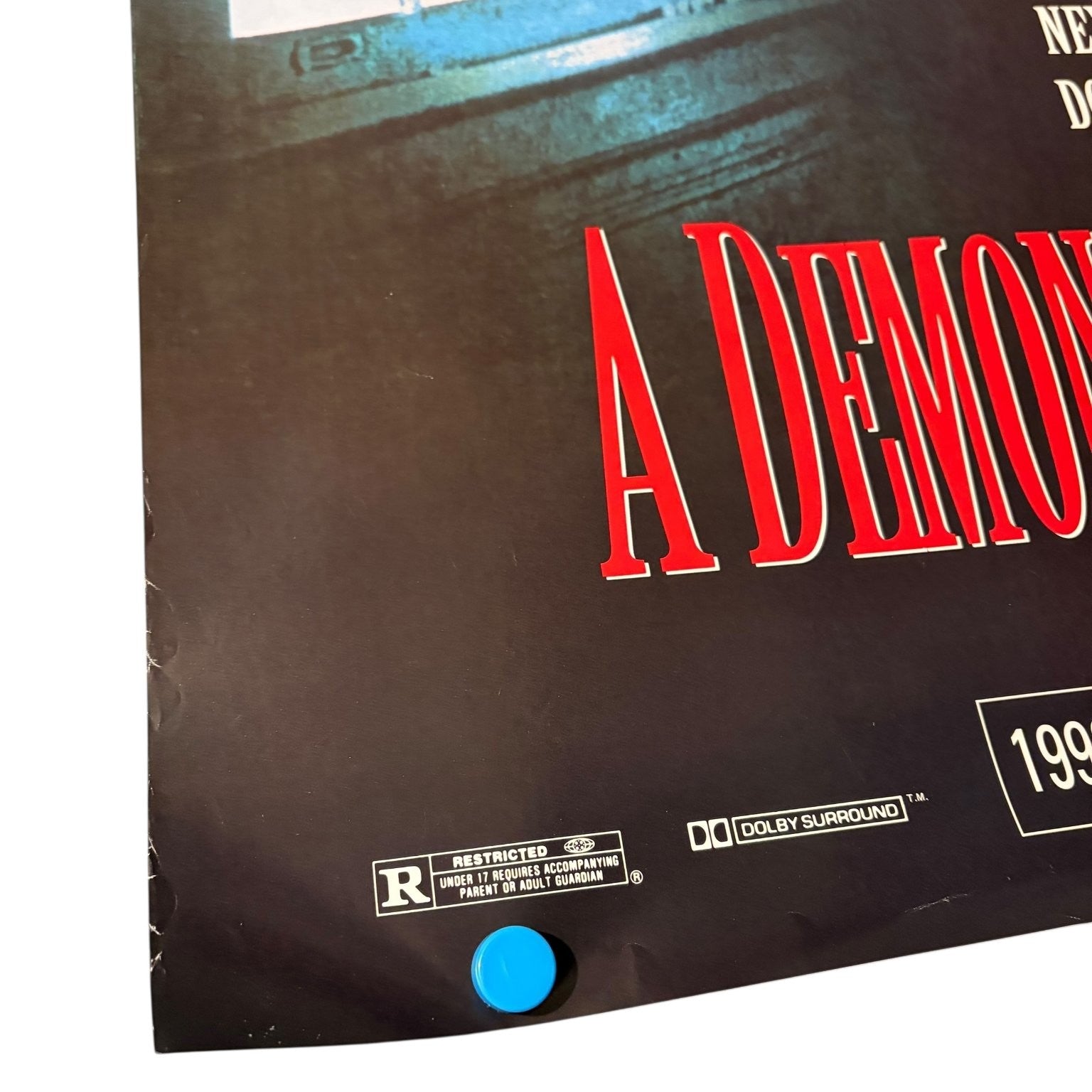 A Demon In My View 1992 One-Sheet Movie Poster USA Anthony Perkins 27"x40"