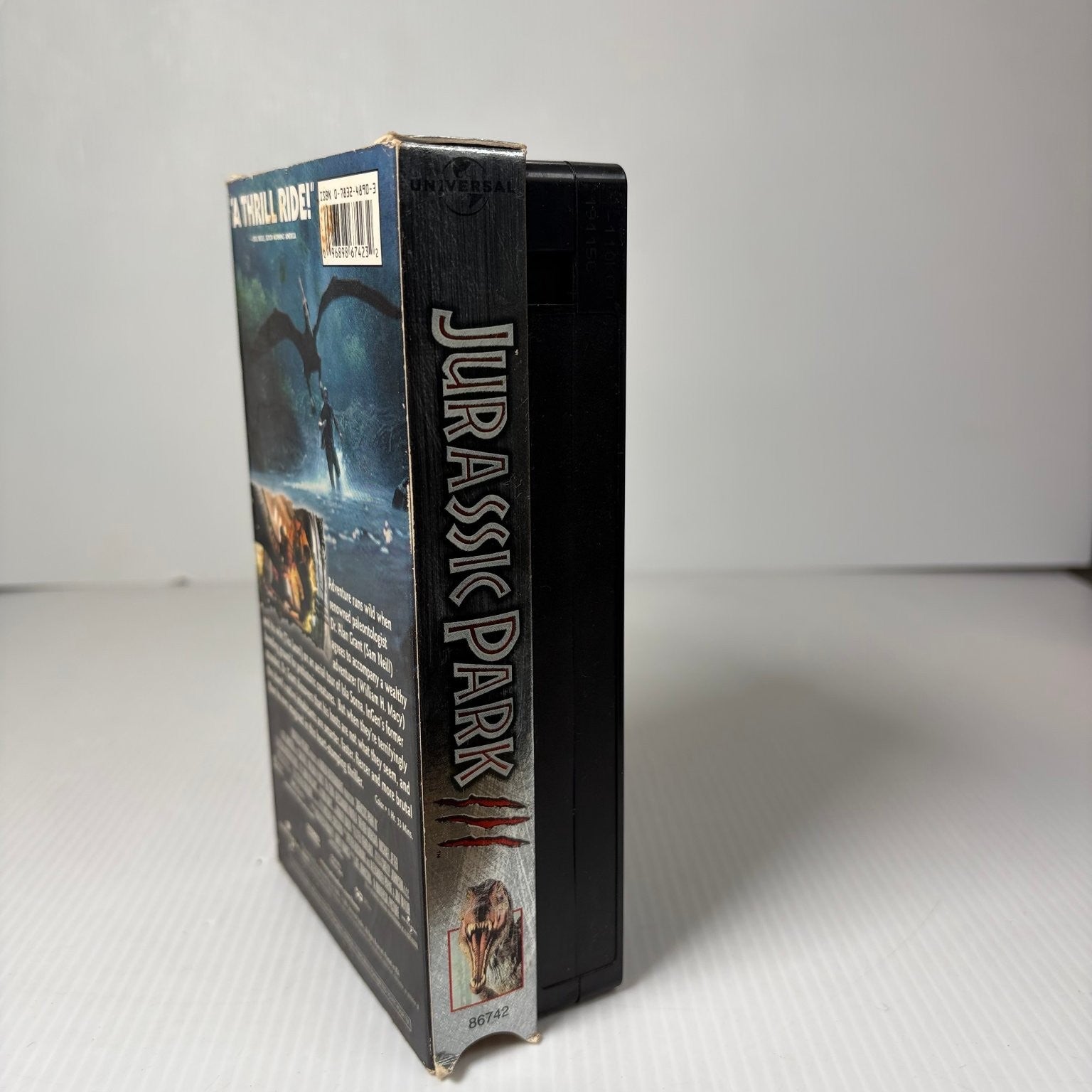 Jurassic Park III VHS 2001 Sci-Fi Adventure Joe Johnston Universal Studios