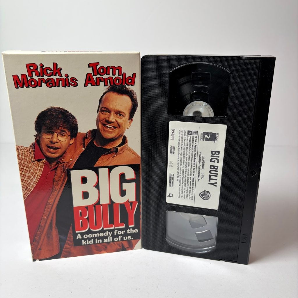 Big Bully VHS Rick Moranis Tom Arnold 1996 Comedy Warner Bros Don Knotts