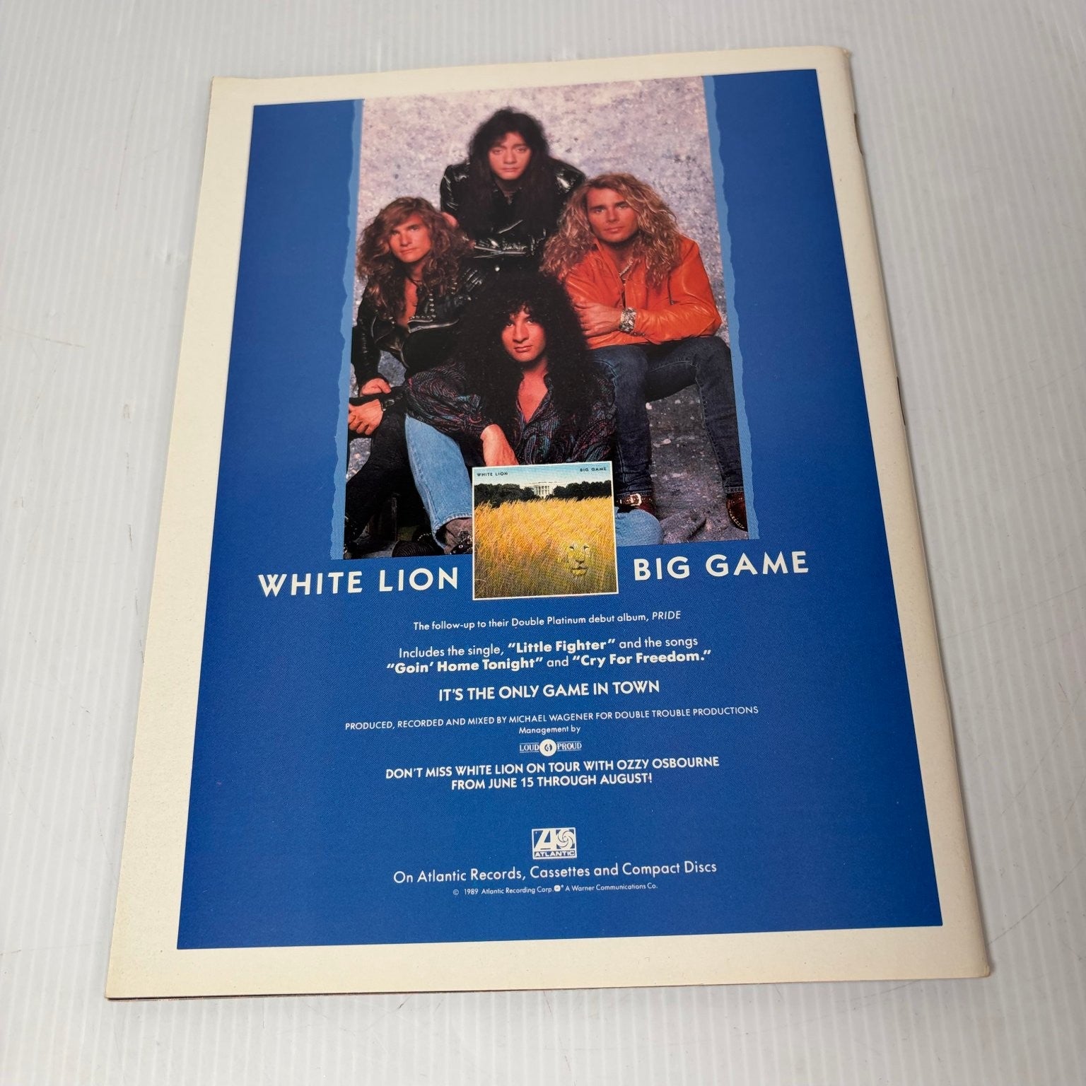 RIP Magazine September 1989 Jack Russell Great White Alice Cooper Heavy Metal