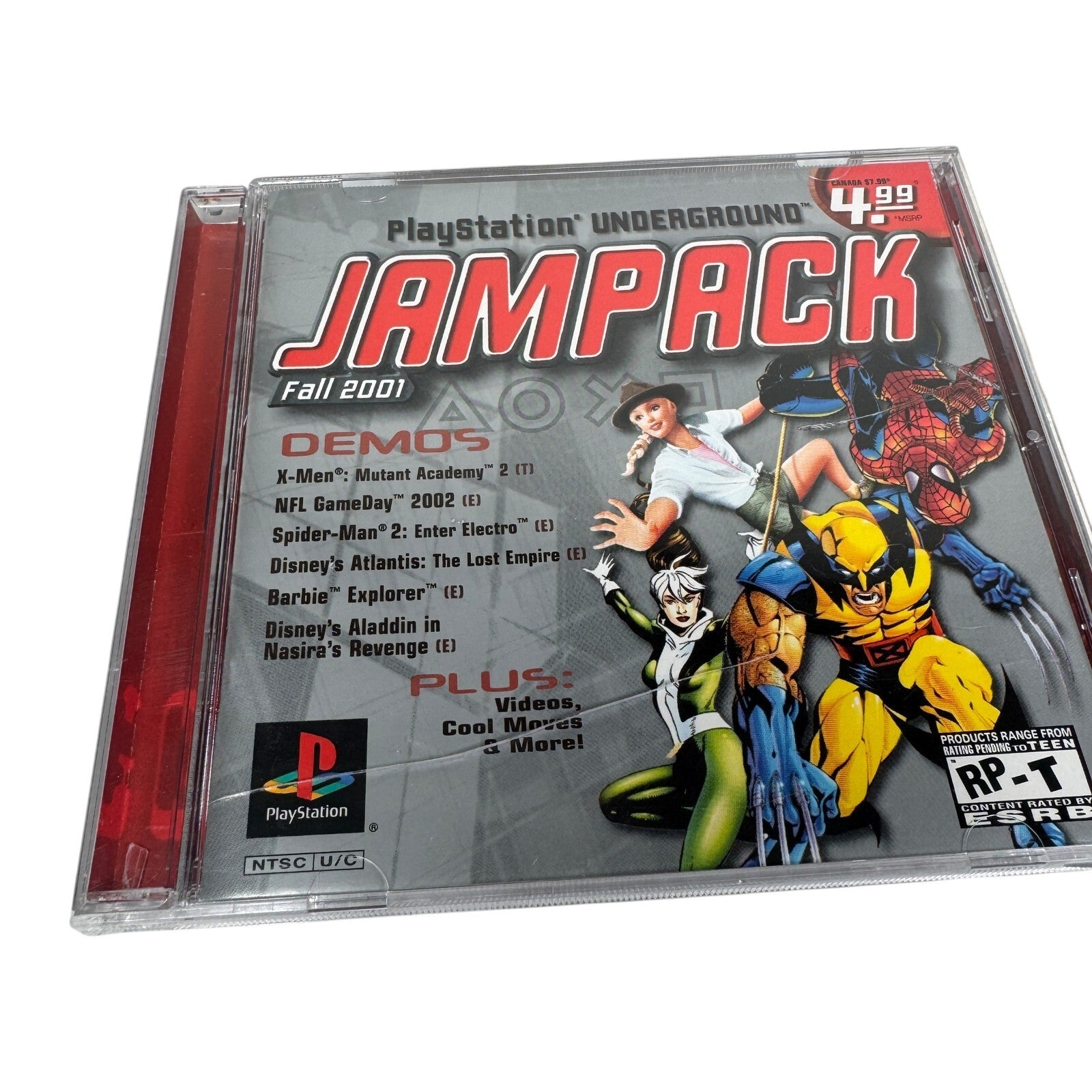 PS1 & PS2 Demo Disc Lot of 12 w/ Jade Cocoon Demo, Driver & More Scratches As Is