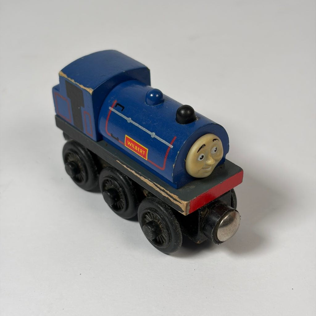 Thomas & Friends Wooden Railway Wilbert Learning Curve Blue Tank Engine Train