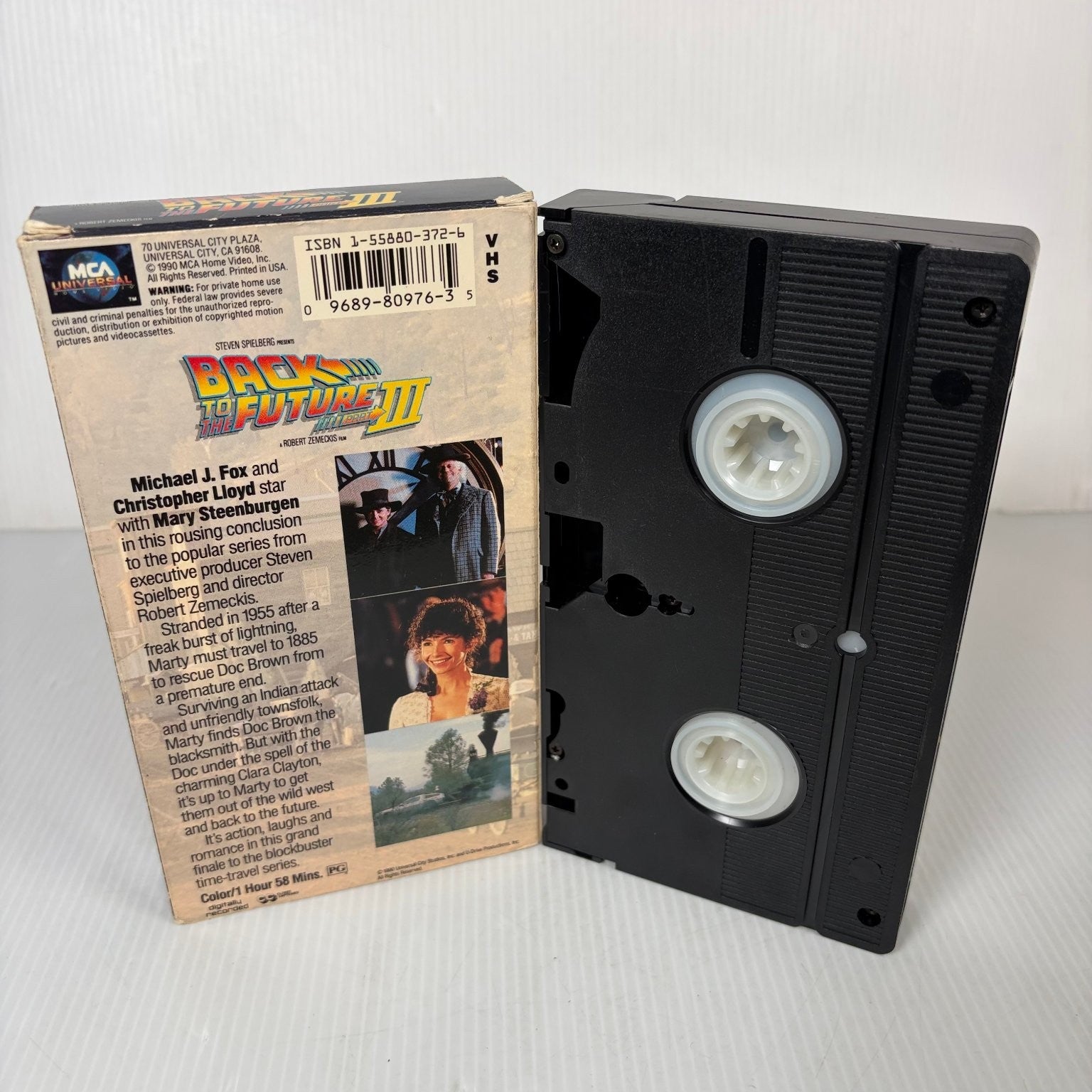 Back to the Future Part III VHS 1990 Sci-Fi Western MCA Universal