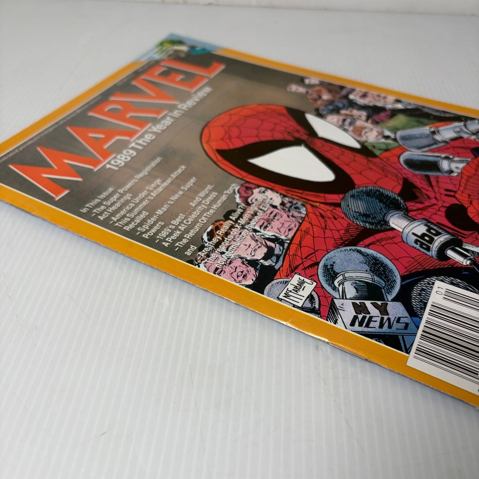 Marvel Magazine 1989 The Year In Review Spider-Man McFarlane Comics
