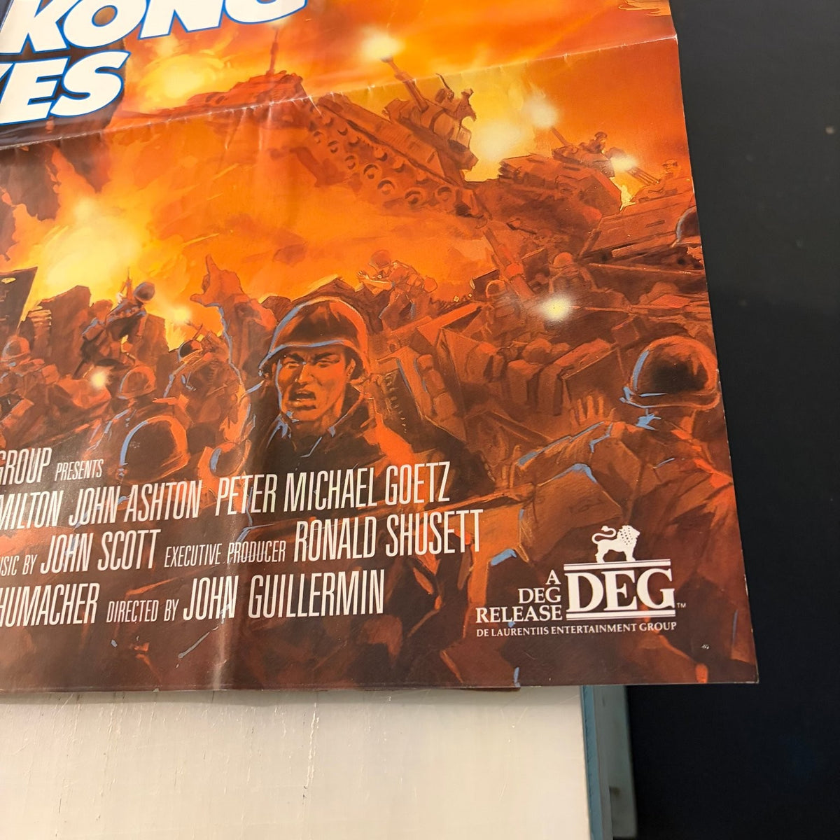 King Kong Lives 1986 One Sheet Movie Poster Linda Hamilton John Guillermin
