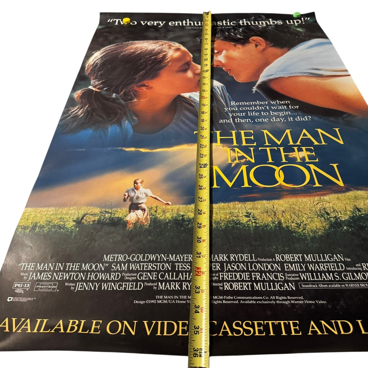 Vintage The Man in the Moon 1991 One-Sheet Movie Poster Reese Witherspoon