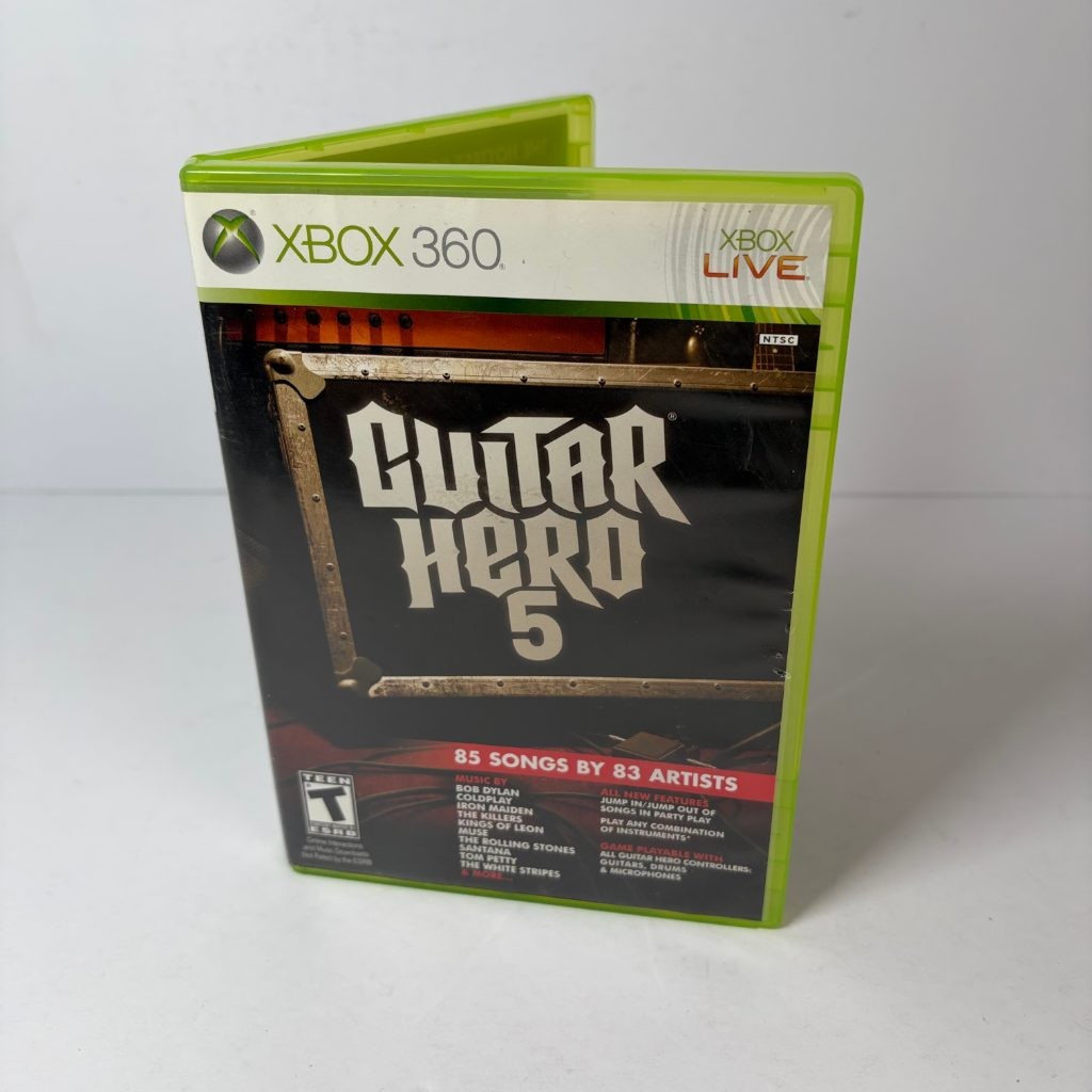 Guitar Hero 5 Xbox 360 Activision Music Rhythm Game CIB Complete