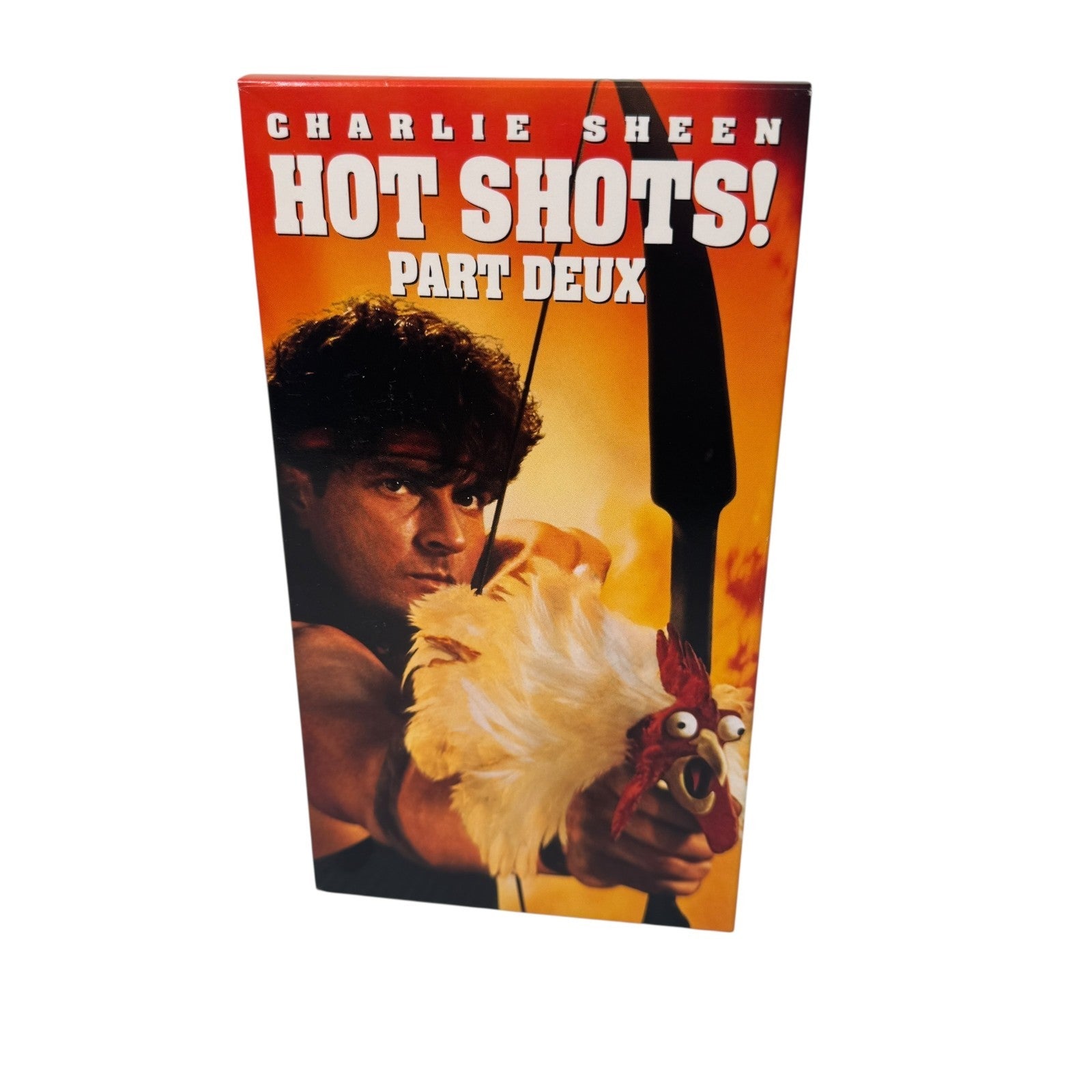 Vintage Hot Shots! Part Deux VHS Starring Charlie Sheen