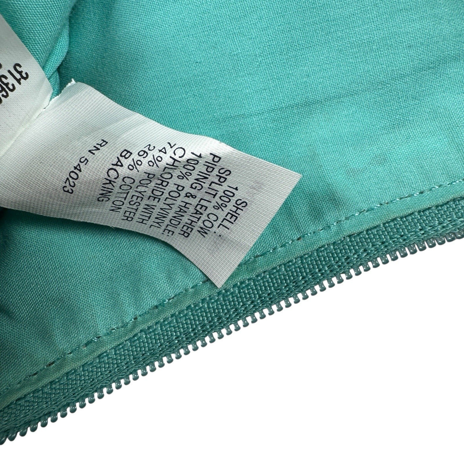 Vintage Gap Shoulder Bag Fall 2005 Aqua Blue Suede with Y2K Sunglasses