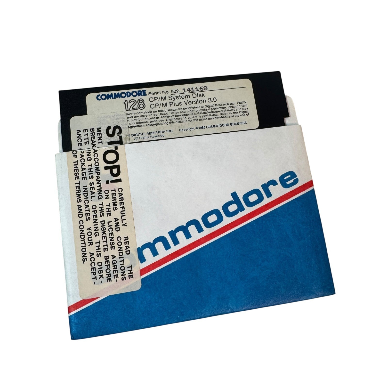 Vintage Commodore 128 CP/M System Disk CP/M Plus Version 3.0 Utilities Side B