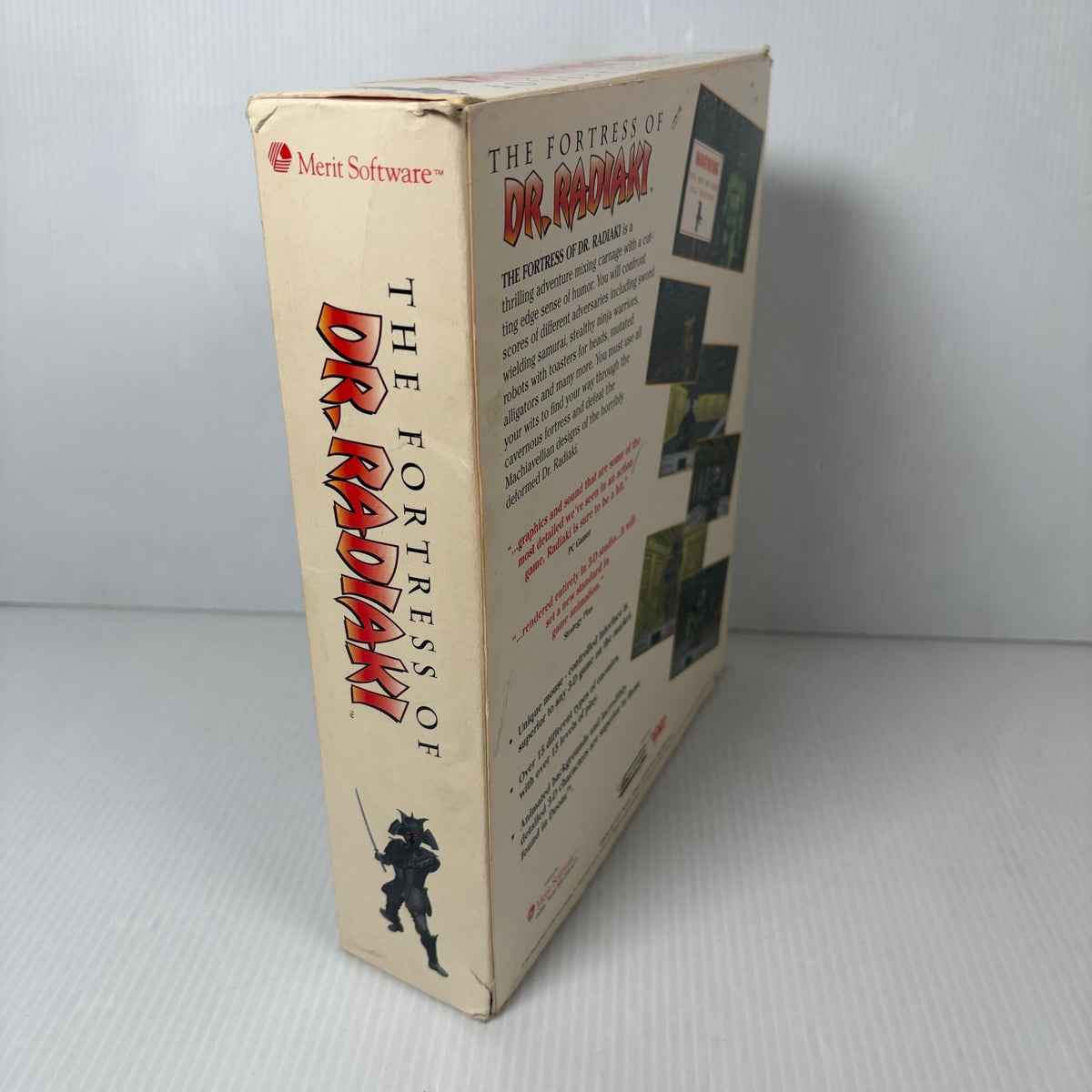 The Fortress of Dr. Radiaki Big Box PC MS-DOS CD-ROM Video Game Complete