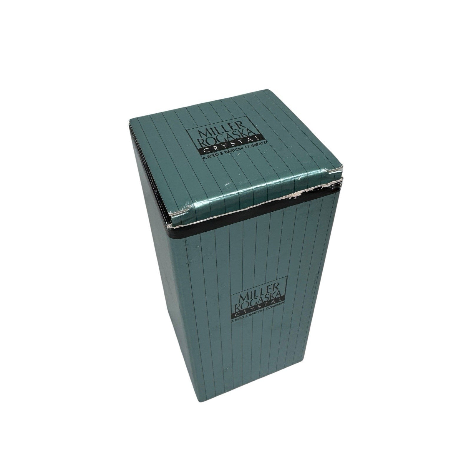 Miller Rogaska “Crawford” 7” Crystal Vase In Box