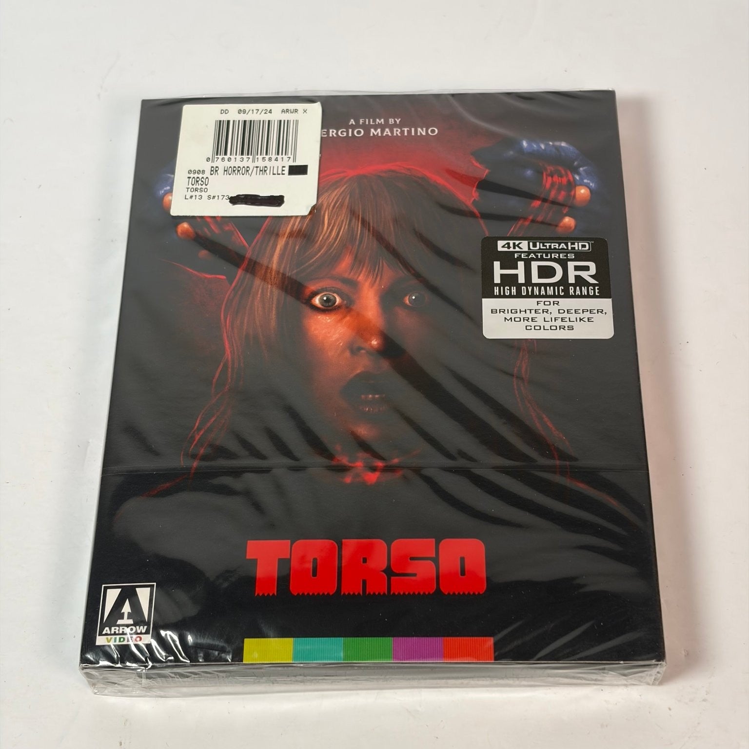 Torso 4K Ultra HD Blu-ray Limited Edition Arrow Video Horror Thriller Giallo