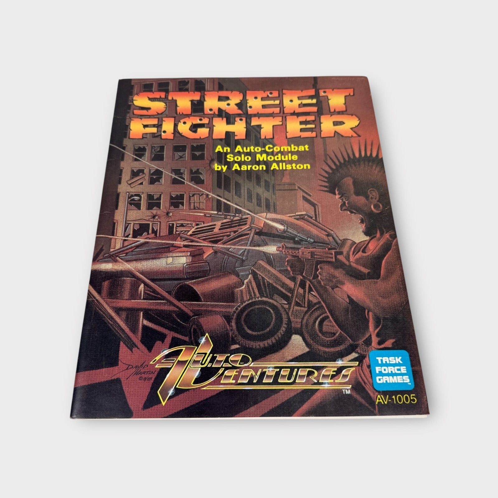 Autoventures: Street Fighter - Task Force Games AV 1005 Solo Module RPG Complete